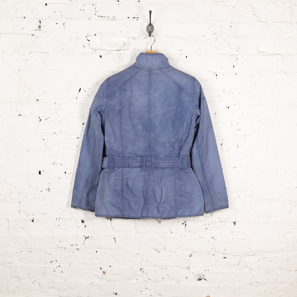 Women's Barbour Vintage International Wax Jacket - Blue - Women's M
