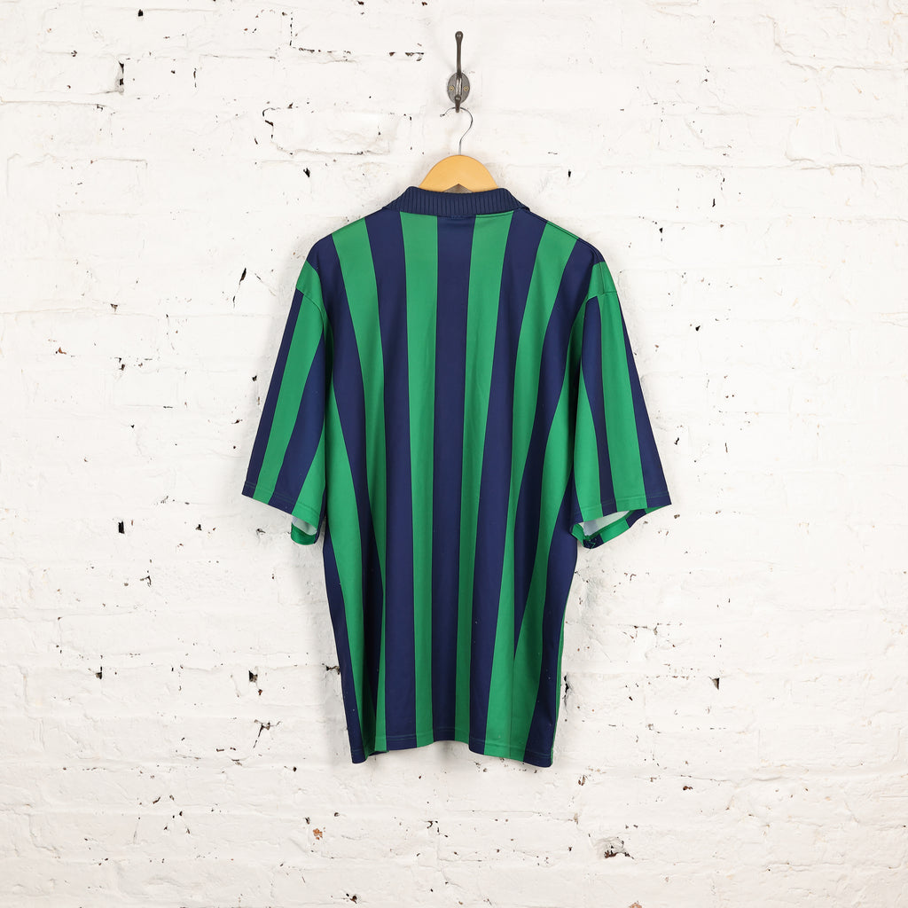 Asics Leeds United 1993 Third Football Shirt - Green/Blue - XXL