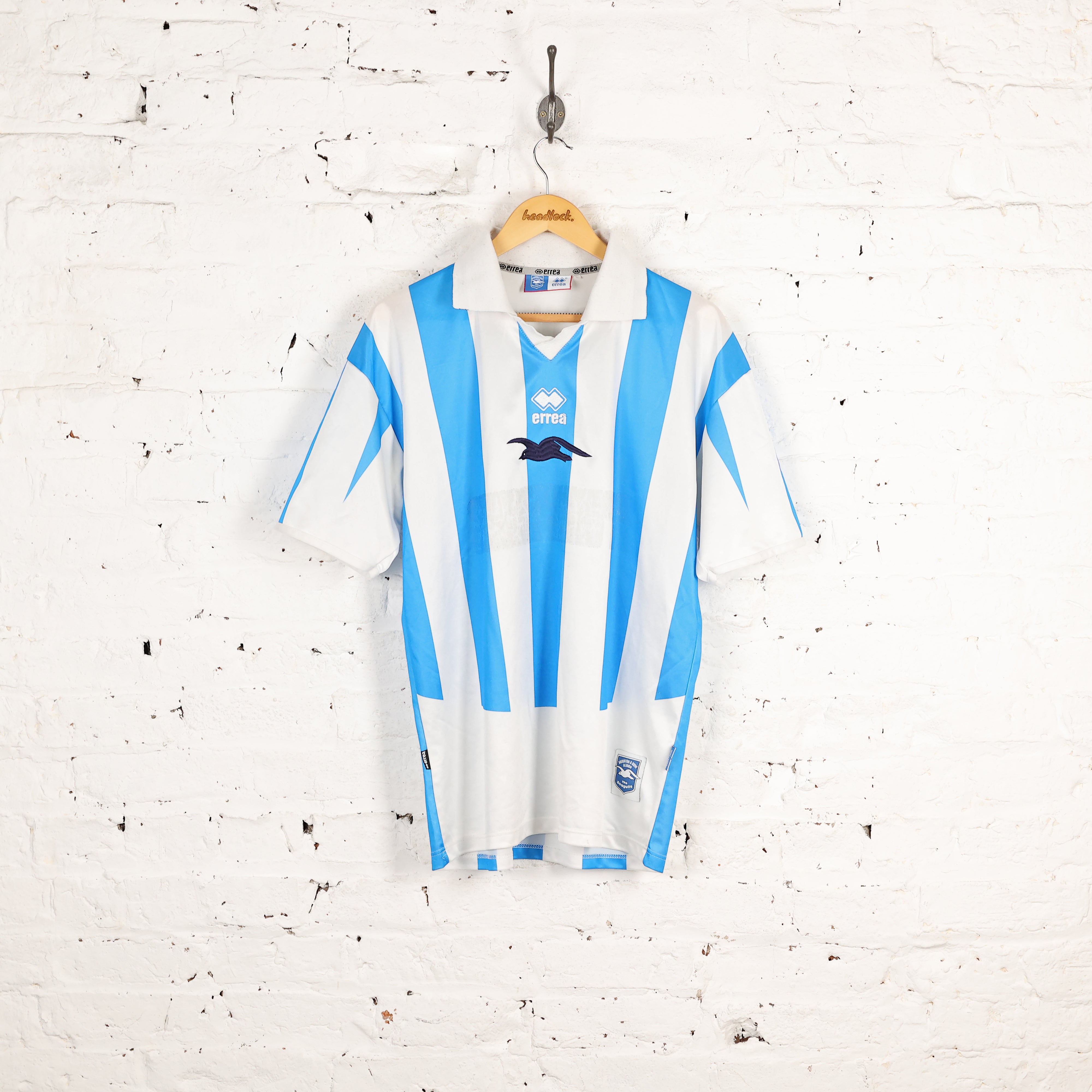Errea Brighton and Hove Albion 2004 Home Football Shirt Blue