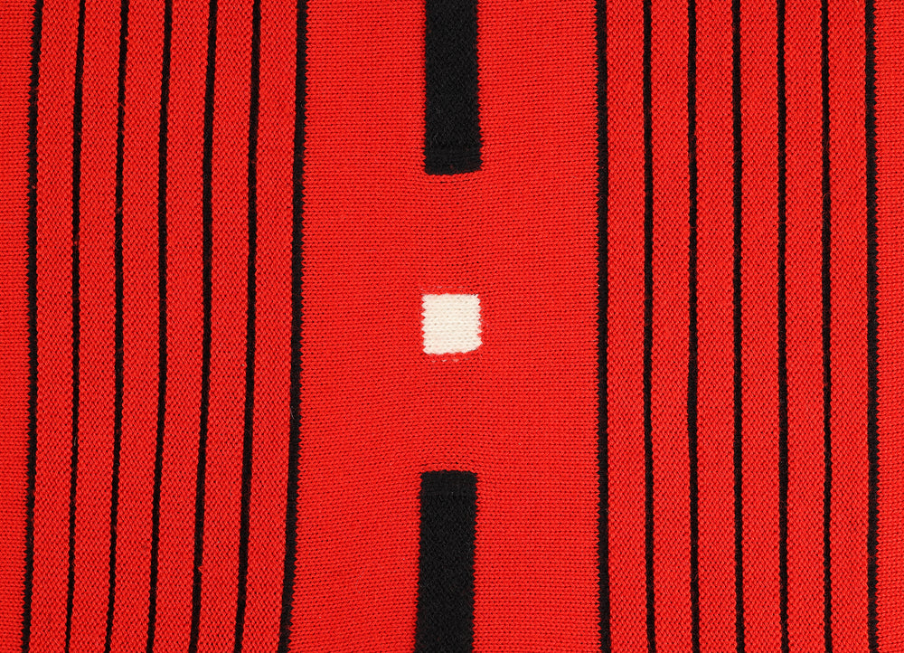Carlo Colucci Texture Knit Jumper - Red - XL