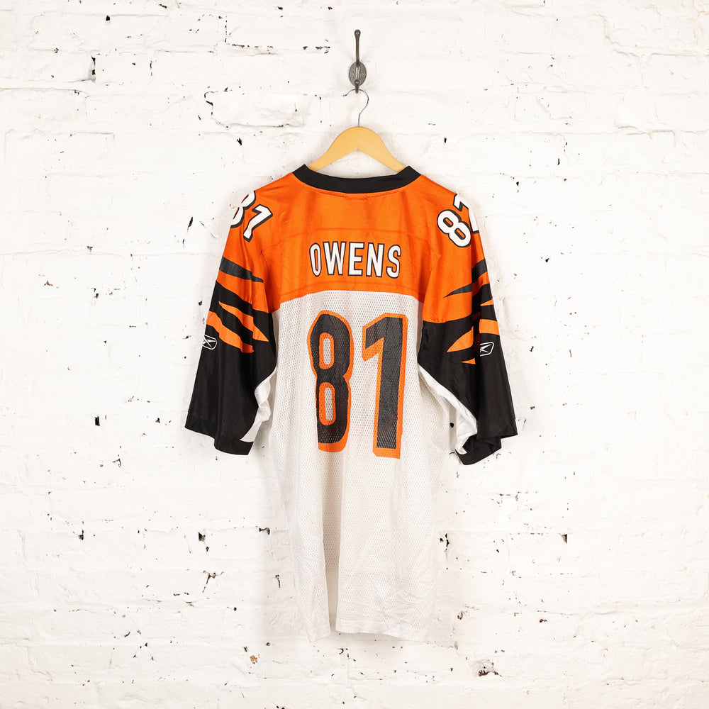 Reebok Cincinnati Bengals Owens NFL Jersey - White - XL