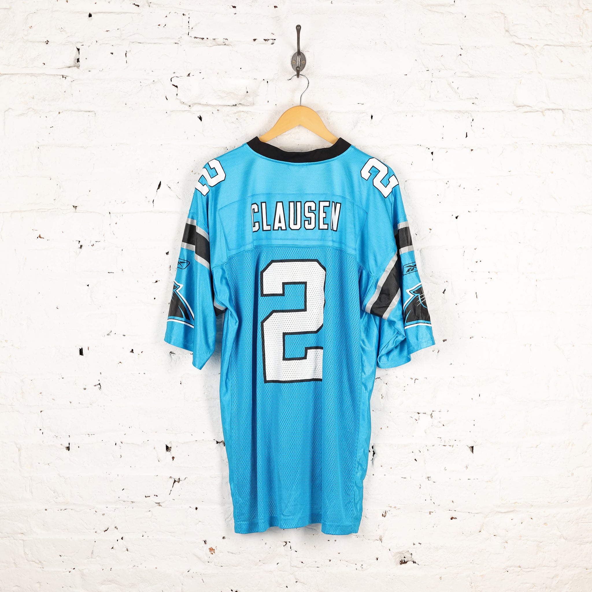 Reebok Carolina Panthers Clausen NFL Jersey - Blue - L – Headlock