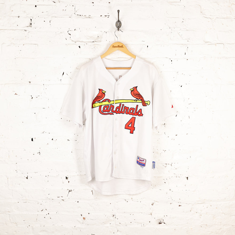 Majestic St Louis Cardinals Molina Baseball Jersey - White - XL
