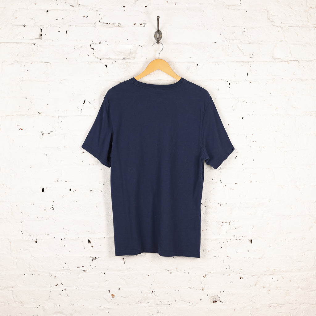 Barbour International Motorcycle Clothing T Shirt - Blue - L