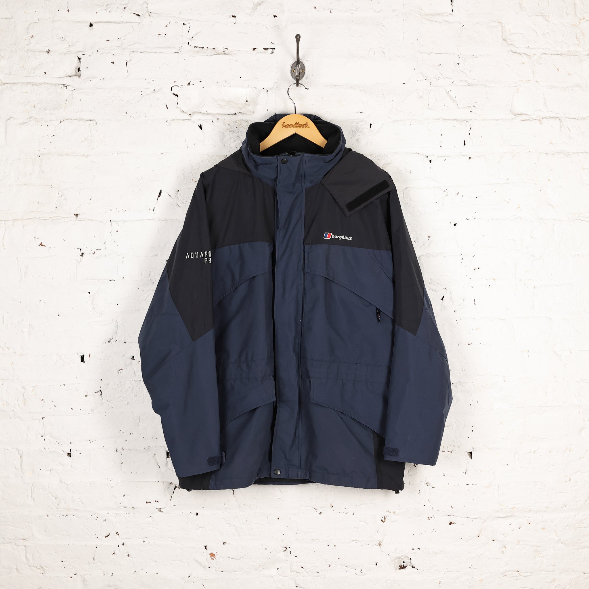 Berghaus Aquafoil Pro 2 Rain Jacket - Blue - M – Headlock