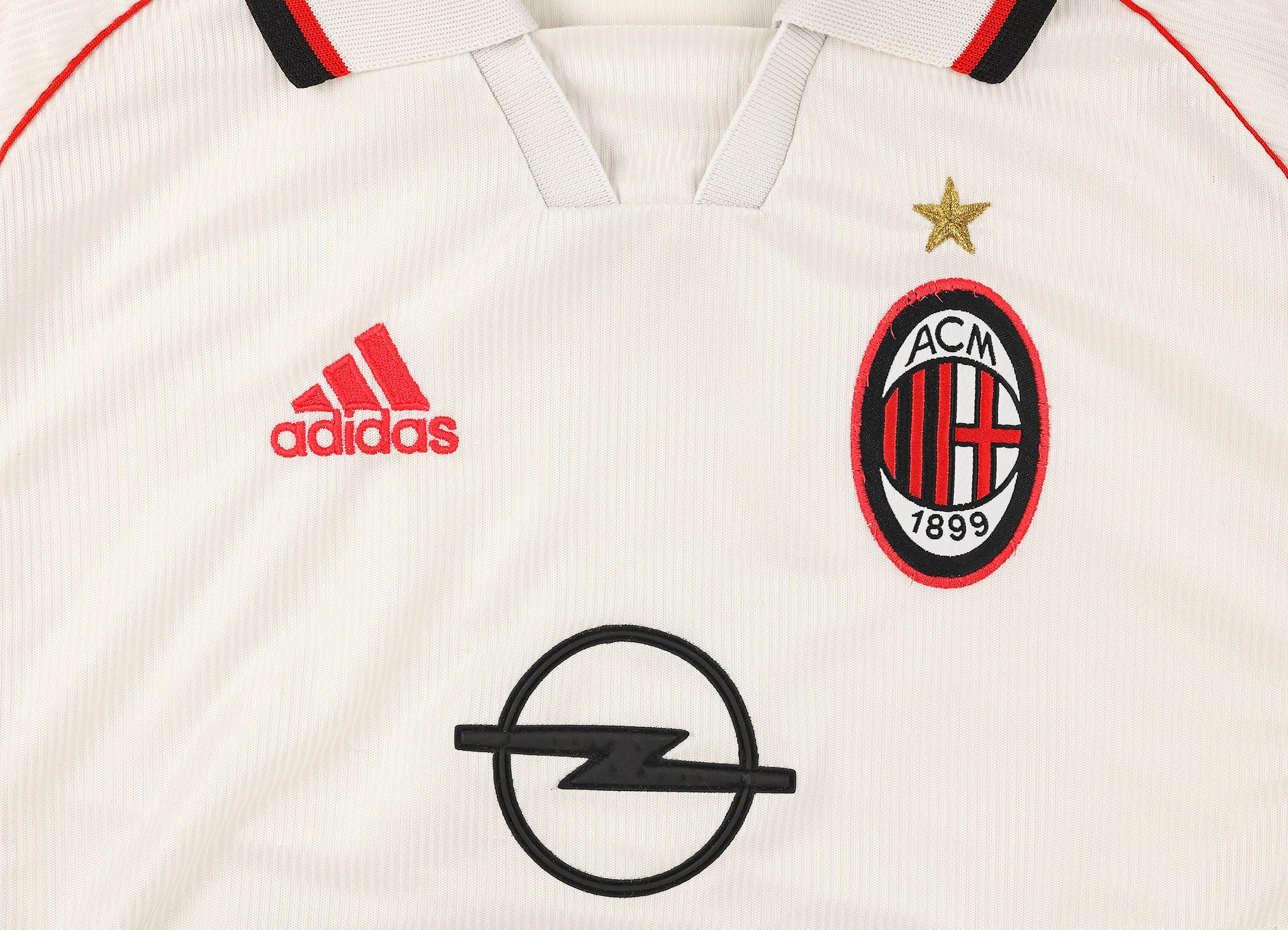 Adidas AC Milan 1998 Away Football Shirt - White - L – Headlock