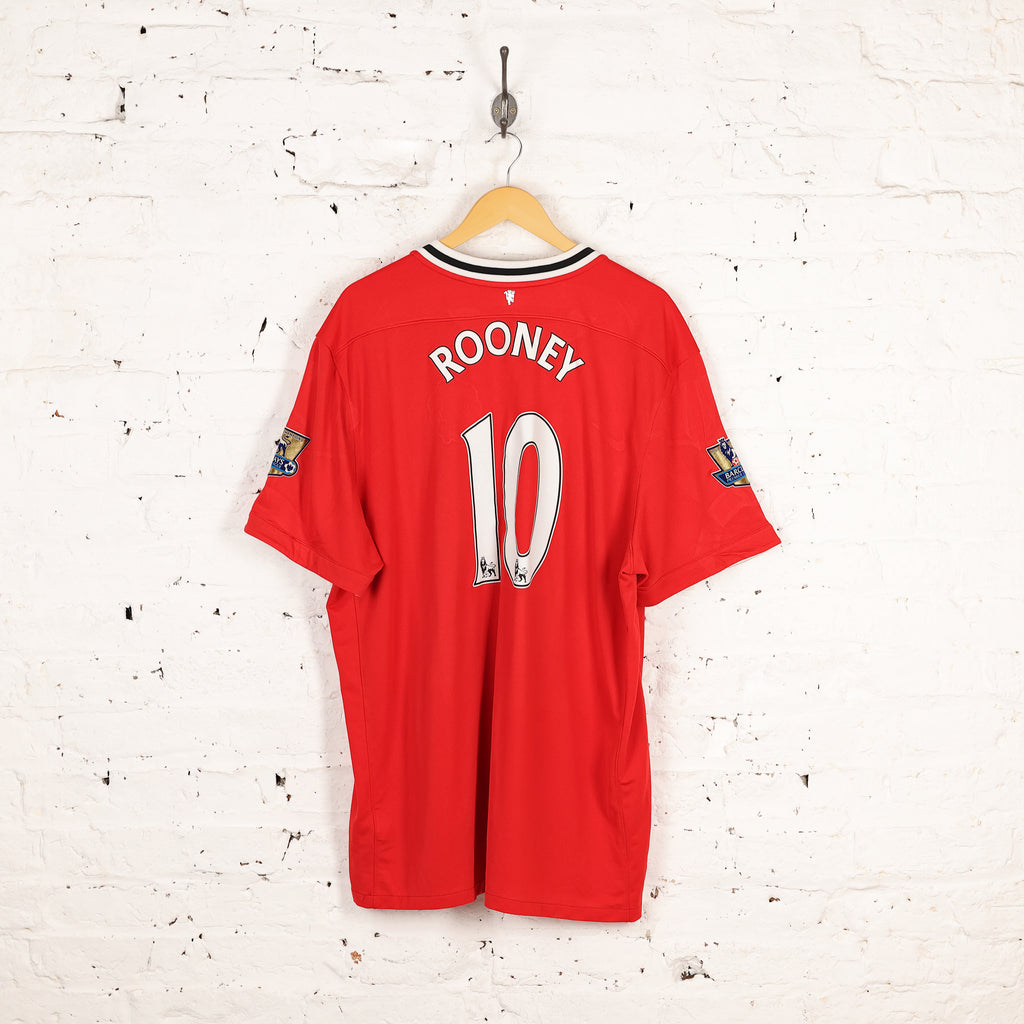Nike Manchester United 2011 Rooney Home Football Shirt - Red - XXXL
