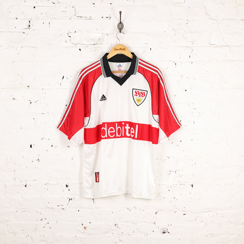 Adidas VFB Stuttgart 1999 Home Football Shirt - White - XL