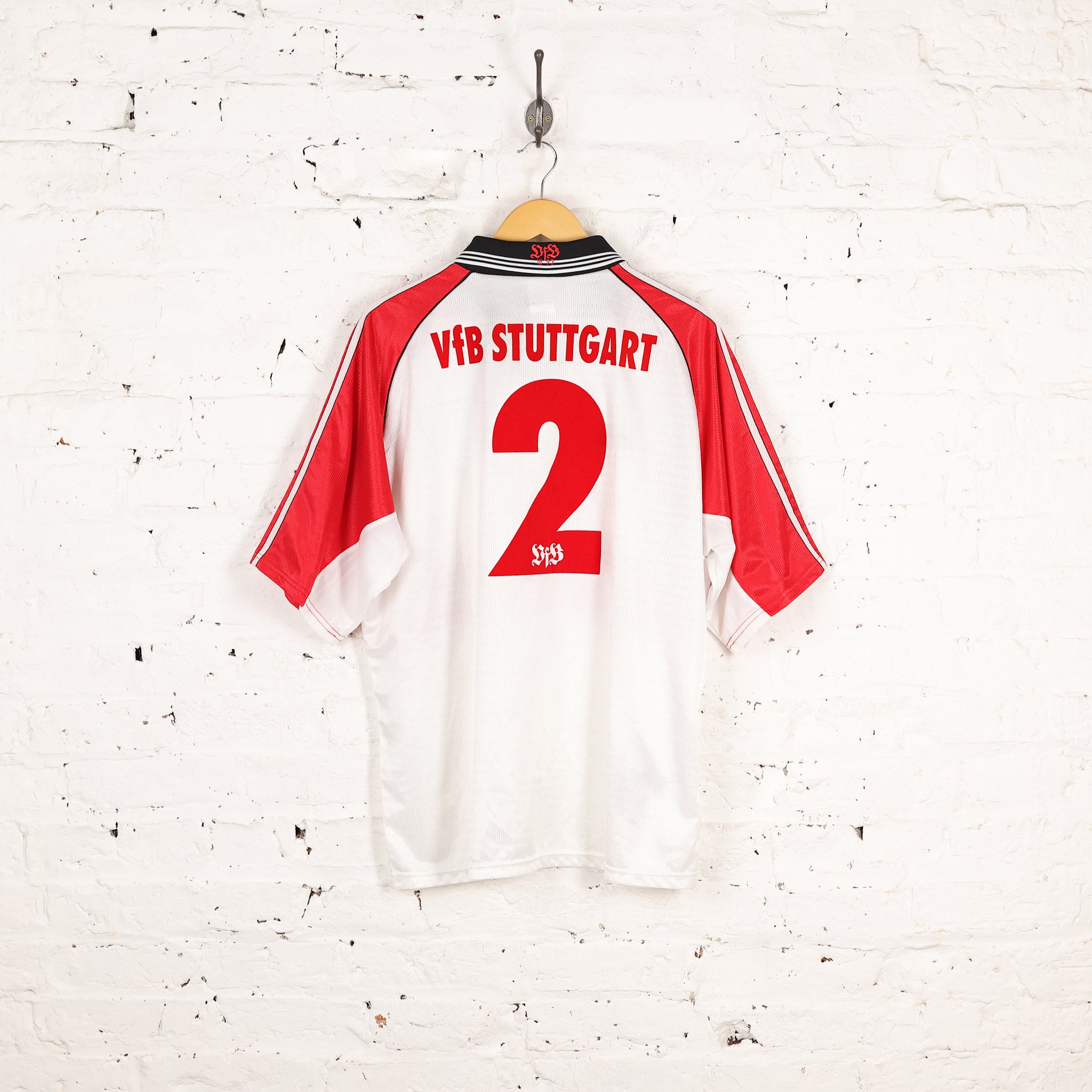 Adidas VFB Stuttgart 1999 Home Football Shirt - White - XL – Headlock