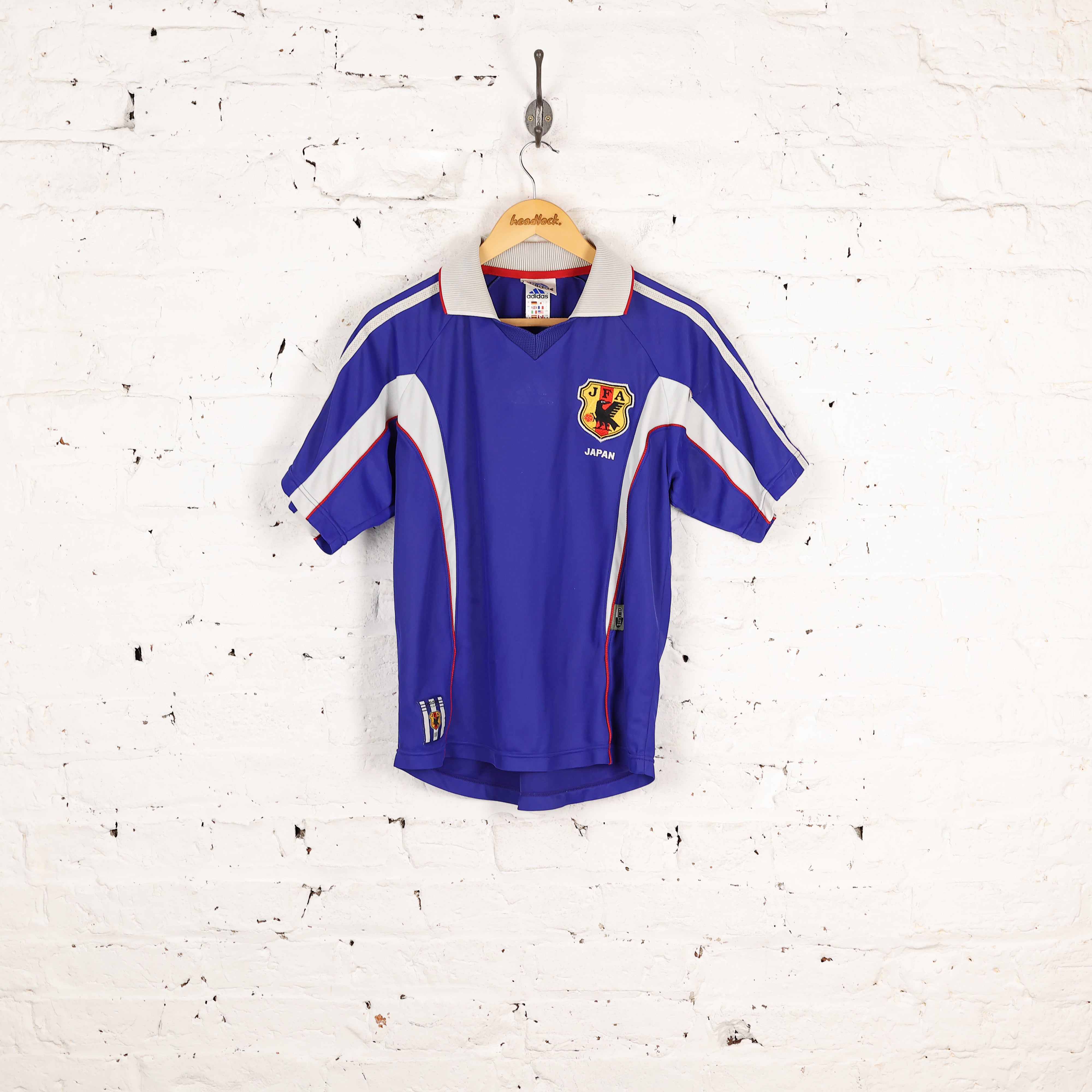 Adidas Japan 1999 Home Football Shirt - Blue - S – Headlock