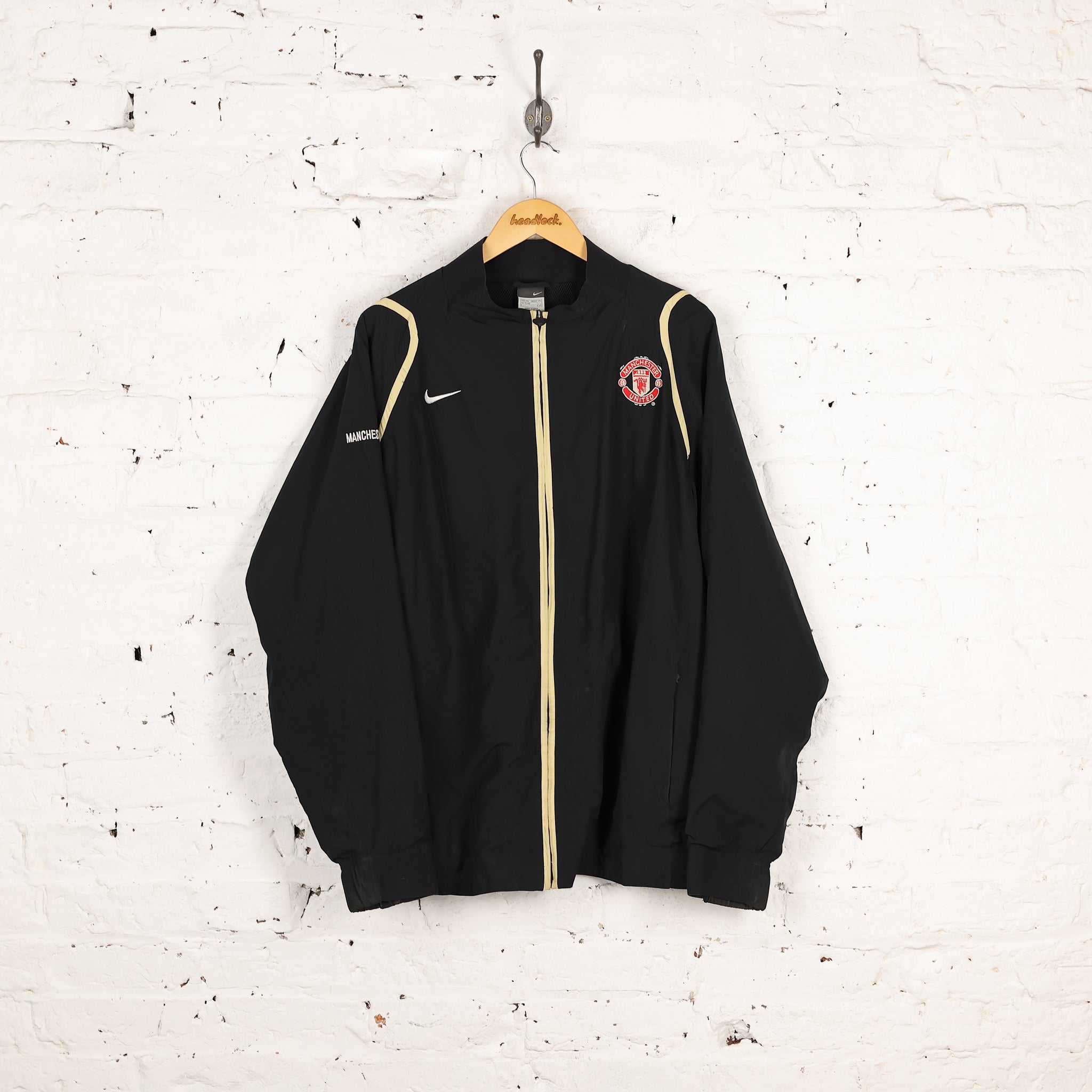 Nike Manchester United 2006 Tracksuit Top Jacket - Black Nike Manchester United 2006 Tracksuit Top Jacket - Black
