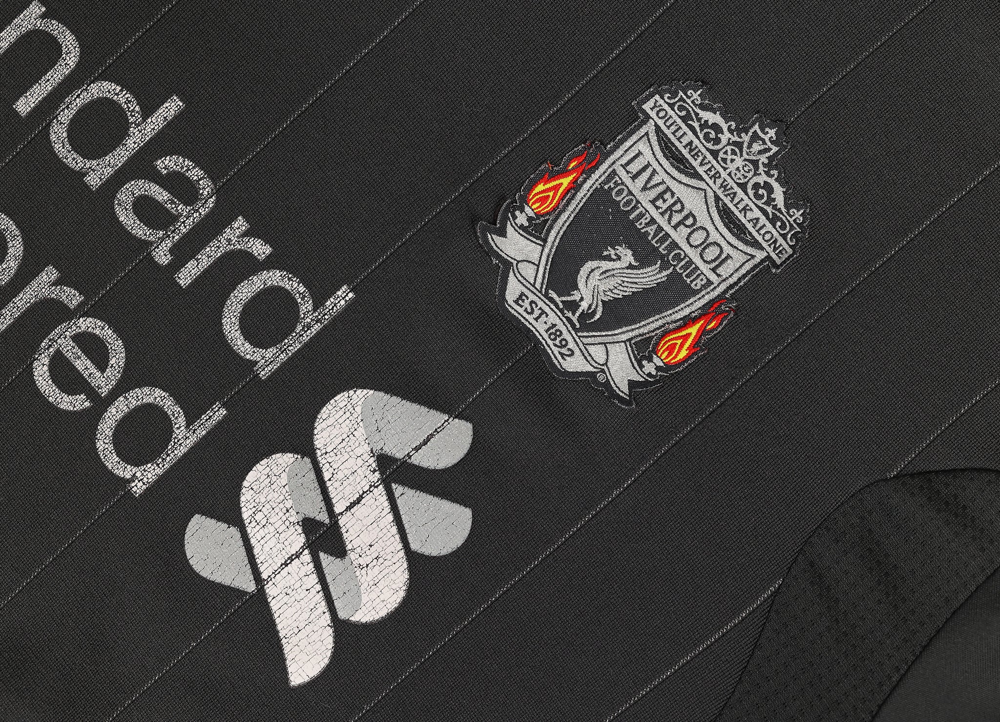 Adidas Liverpool 2001 Suarez Long Sleeve Away Football Shirt