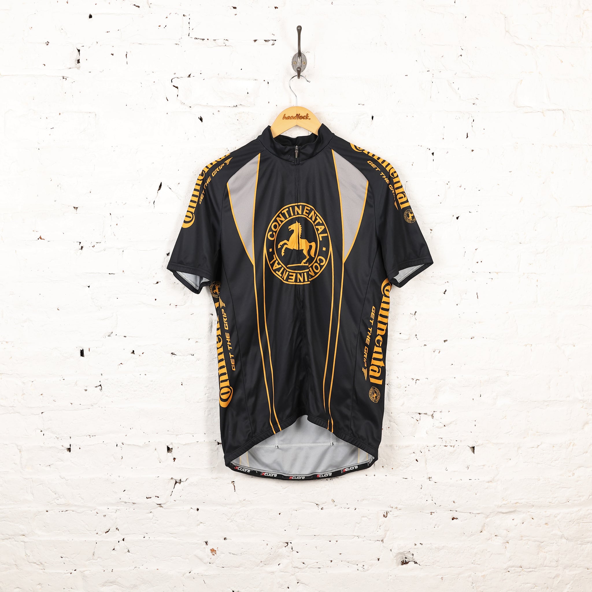 continental fahrradbekleidung Continental Cuore Cycling Top Jersey - Black