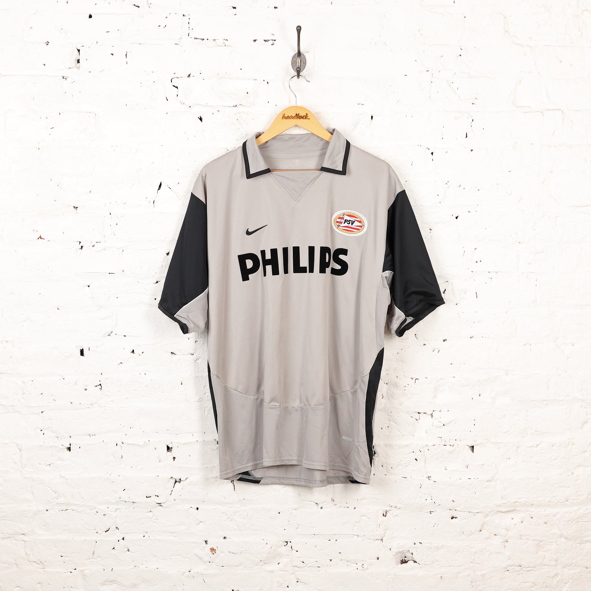 Nike PSV Eindhoven 2003 J.S Park Away Football Shirt - Grey - XL