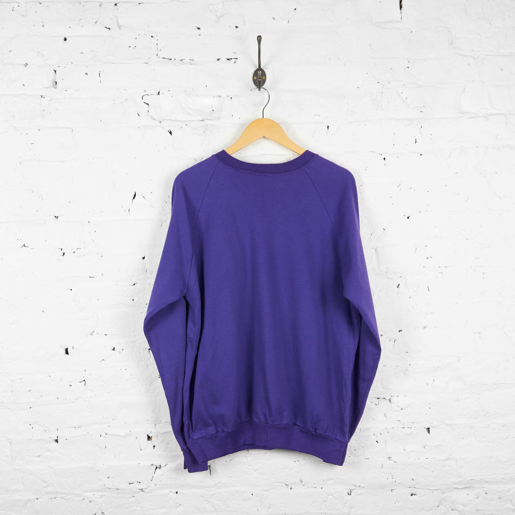 Vintage Minnesota Vikings NFL Sweatshirt - Purple - XL - Headlock