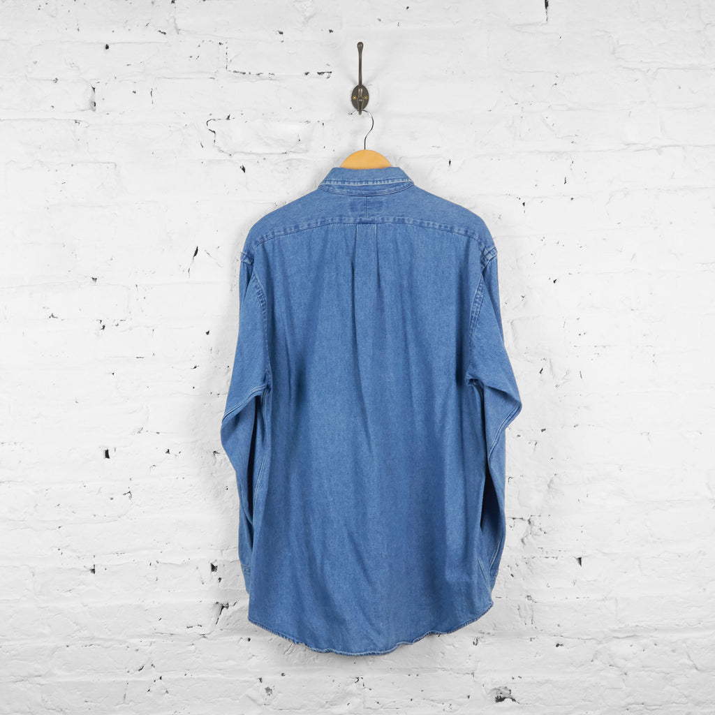 Vintage Ralph Lauren Blake Denim Shirt - Blue - L - Headlock