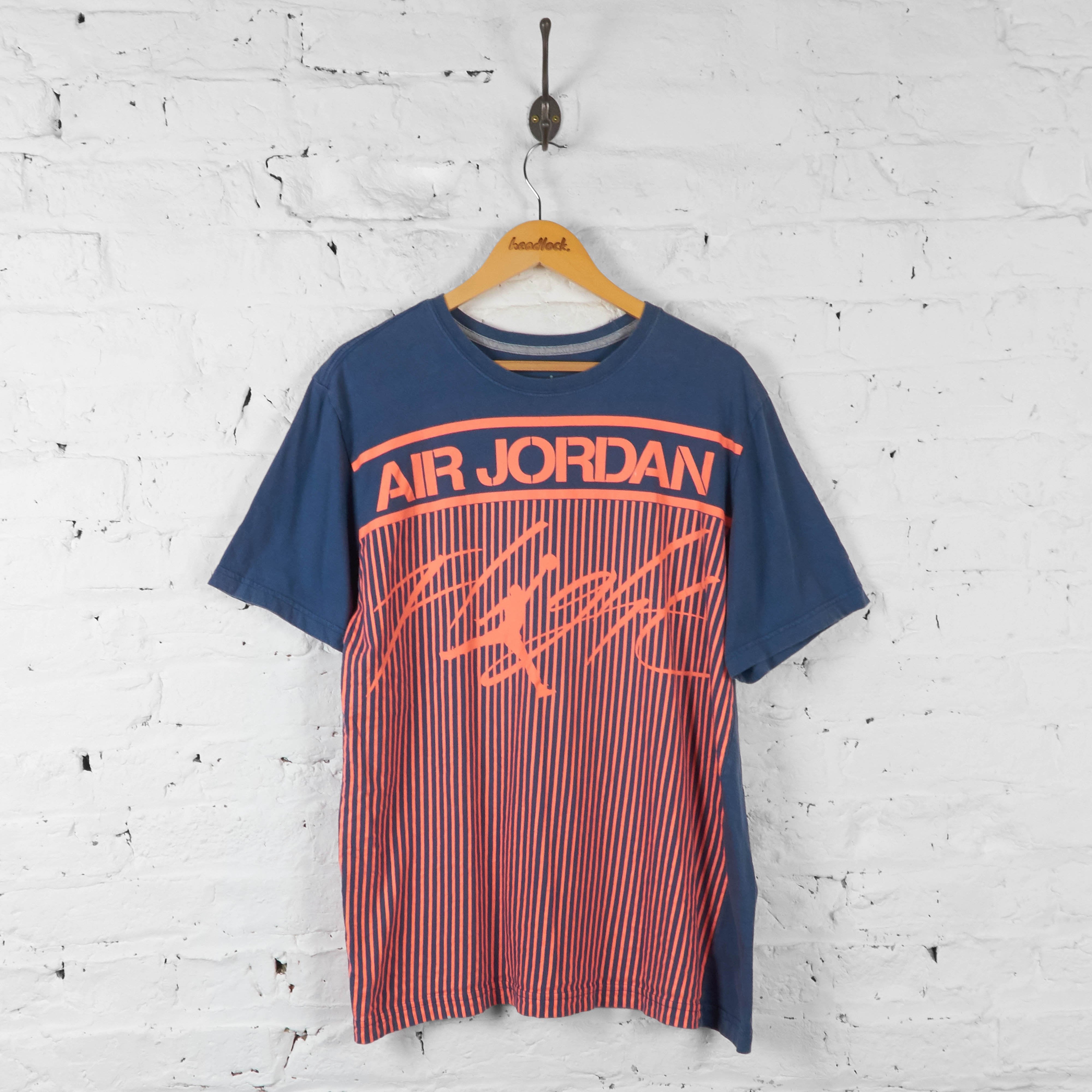 Orange and blue jordan on sale shirt