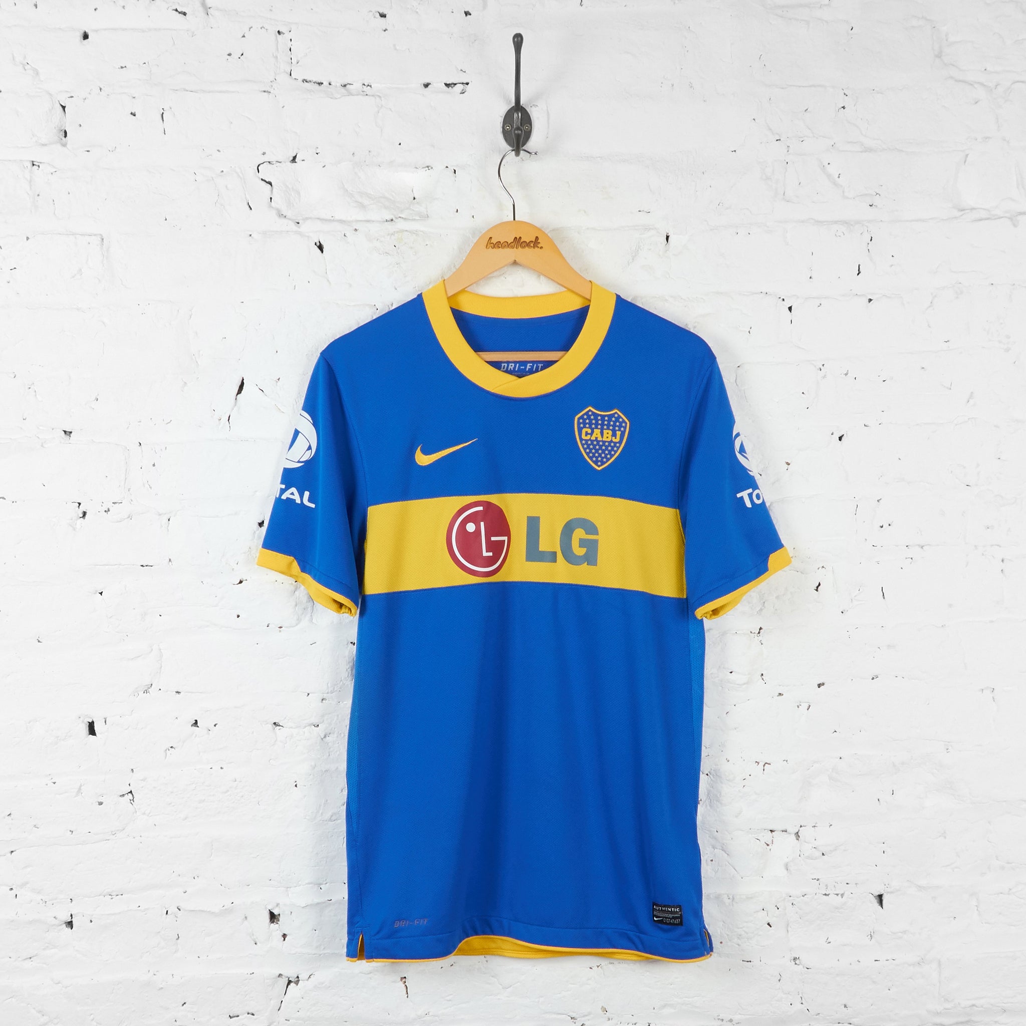 Boca Juniors 2011 Nike Home Football Shirt - Blue - S – Headlock