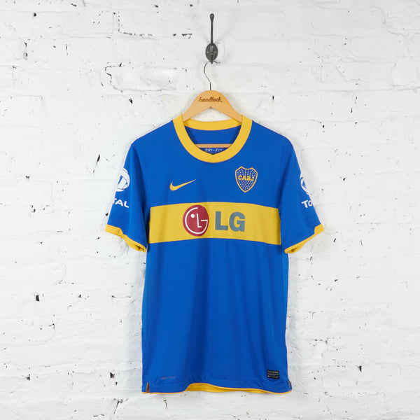 Boca Juniors 2011 Nike Home Football Shirt - Blue - S – Headlock