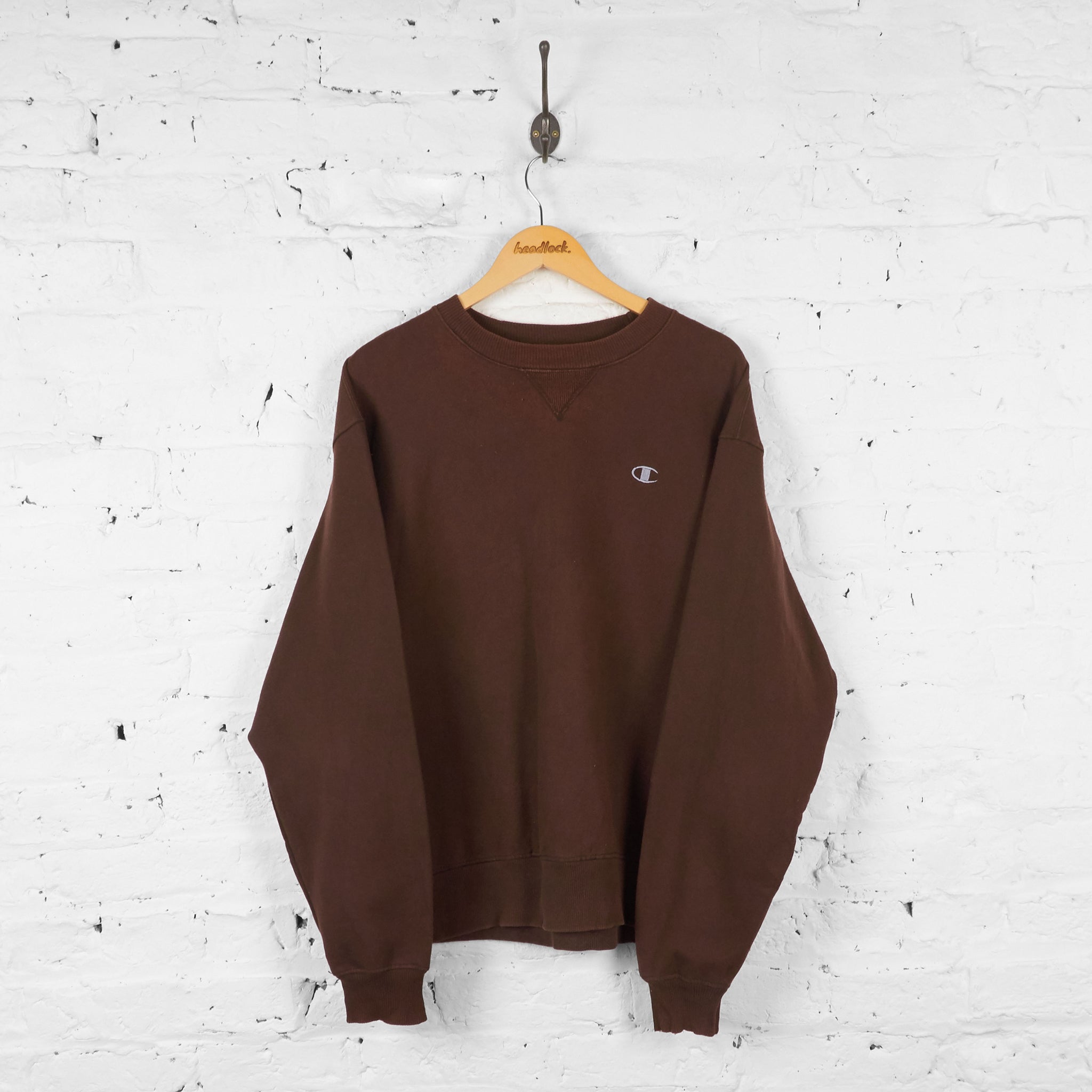 Champion Sweatshirt Brown M – Headlock