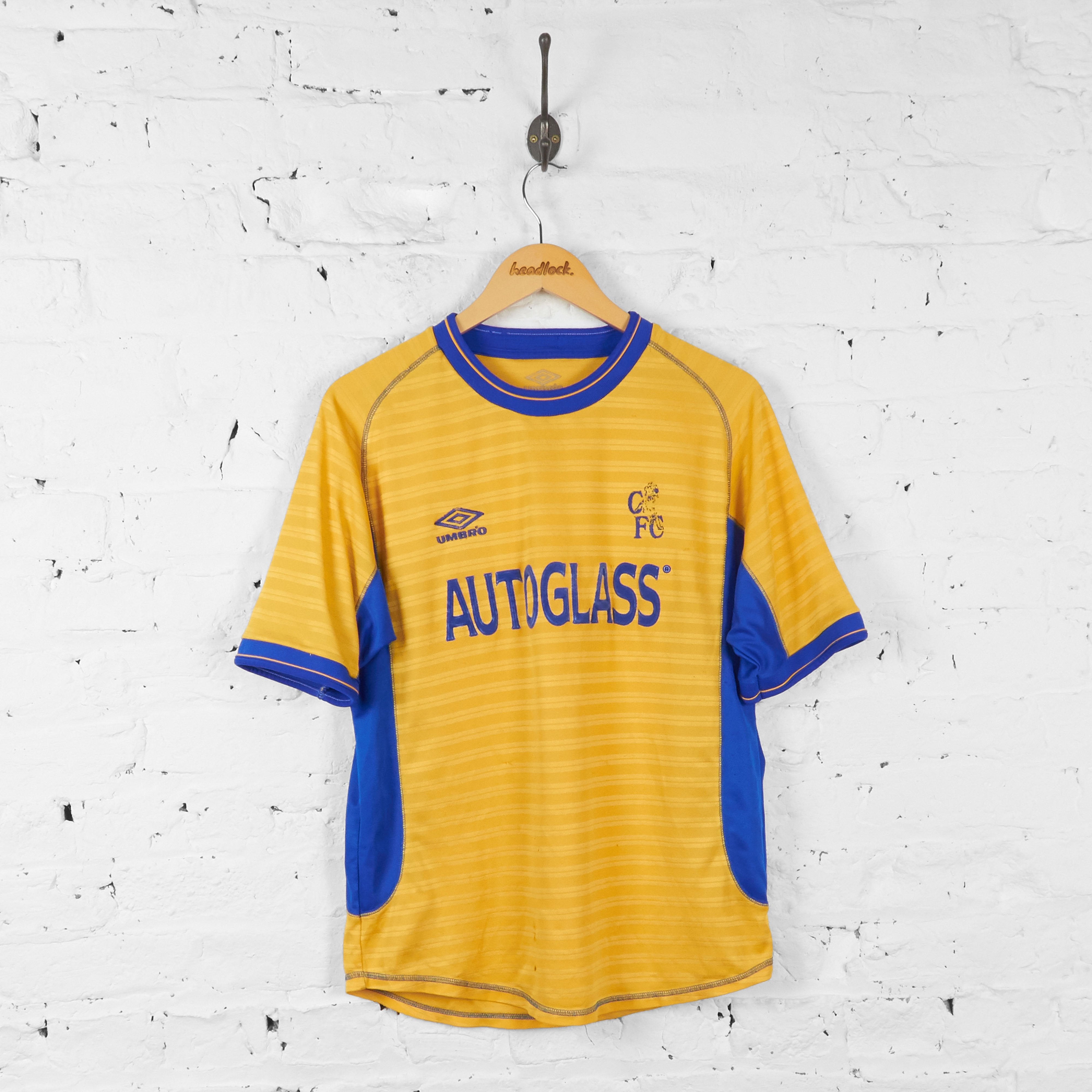 MAILLOT CHELSEA FC Umbro domicile 2000/2002 extérieur EMMANUEL PETIT taille M EUR 35,00 - FR MAILLOT CHELSEA FC Umbro domicile 2000/2002 extérieur EMMANUEL PETIT taille M EUR 35,00 - FR
