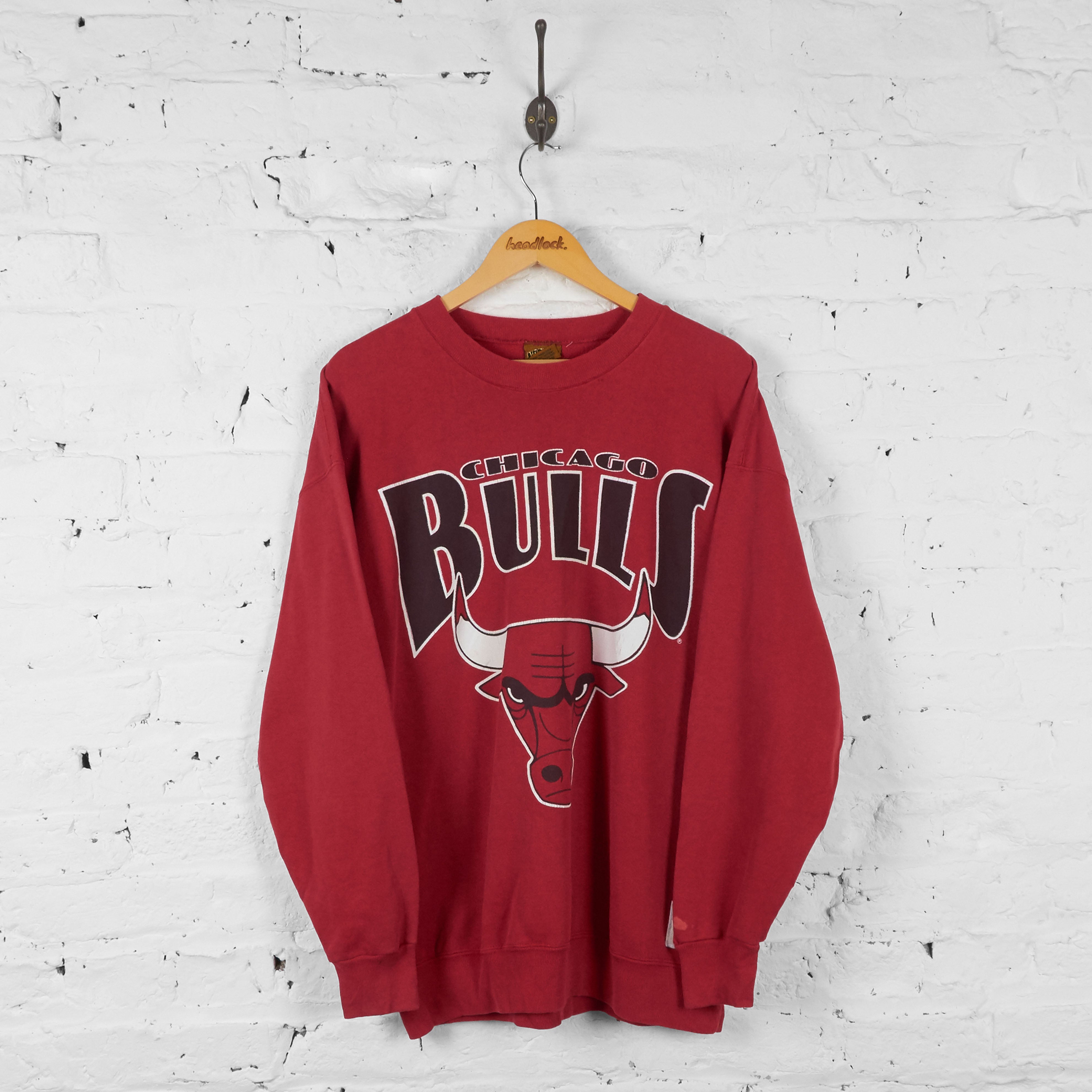 Vintage Chicago Bulls Crewneck Sweater XL NBA Nutmeg