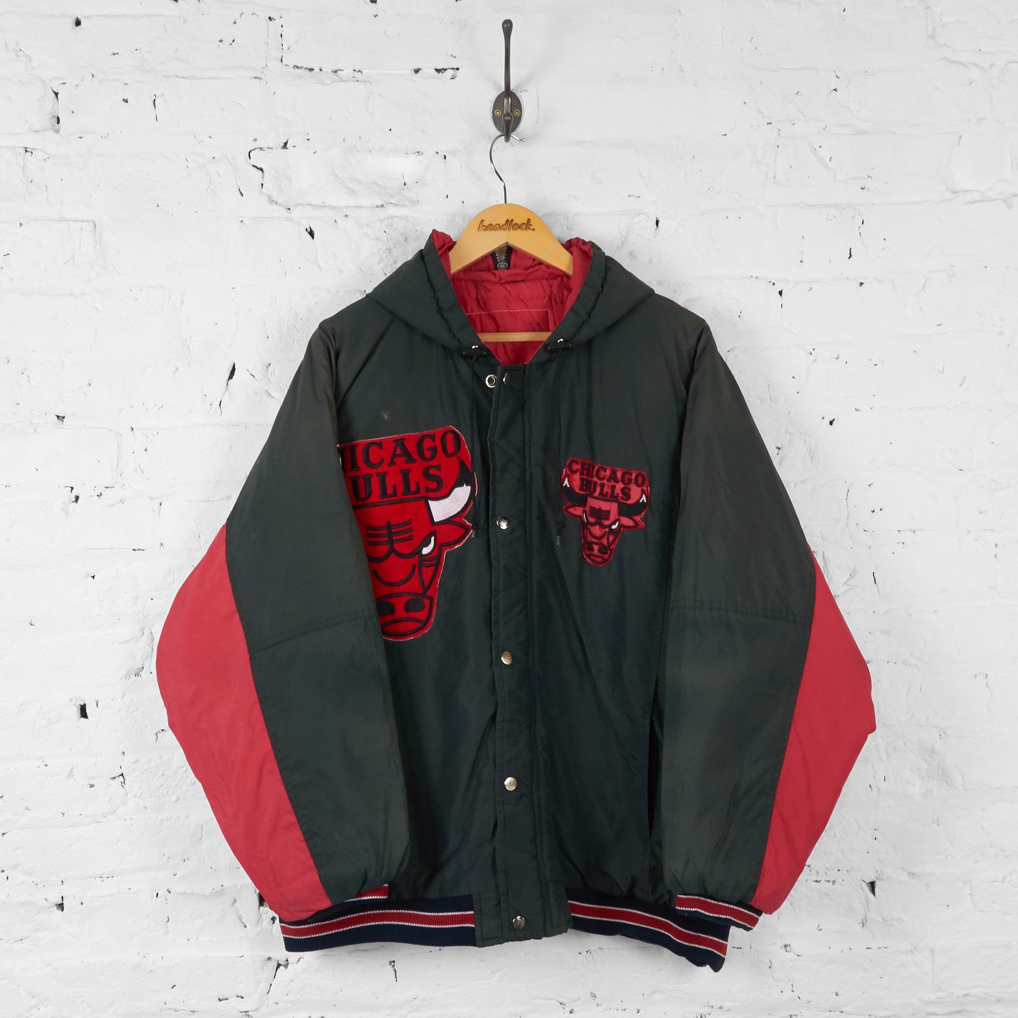 Chicago Bulls 90s Jacket - Black - XL – Headlock