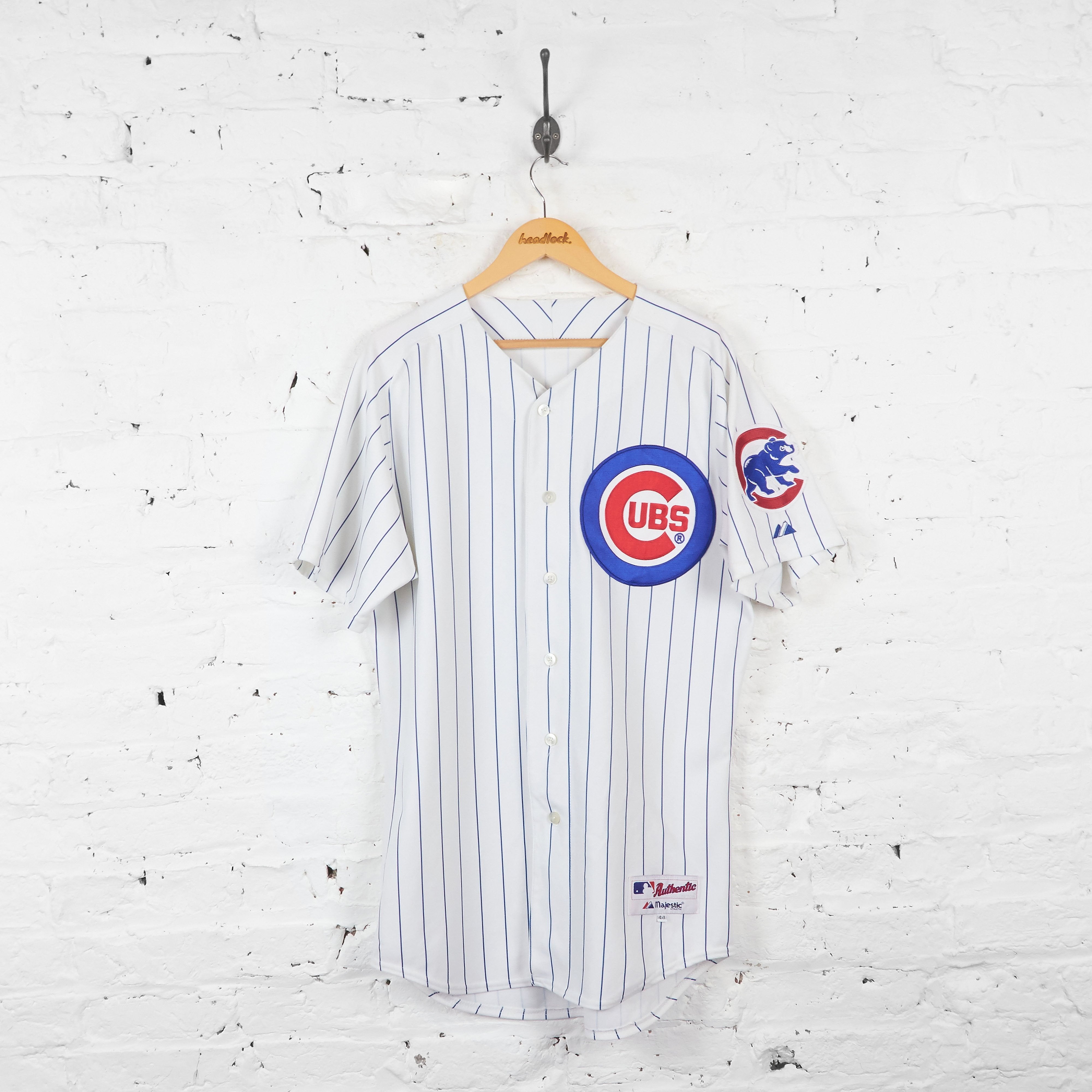 Chicago Cubs Baseball Jersey Shirt - White - L – Headlock