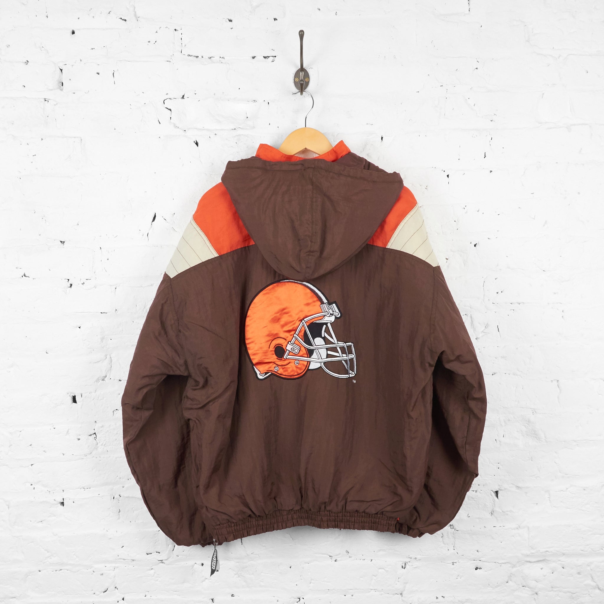 Cleveland Browns American Football NFL Starter Jacket - Brown - L – Headlock