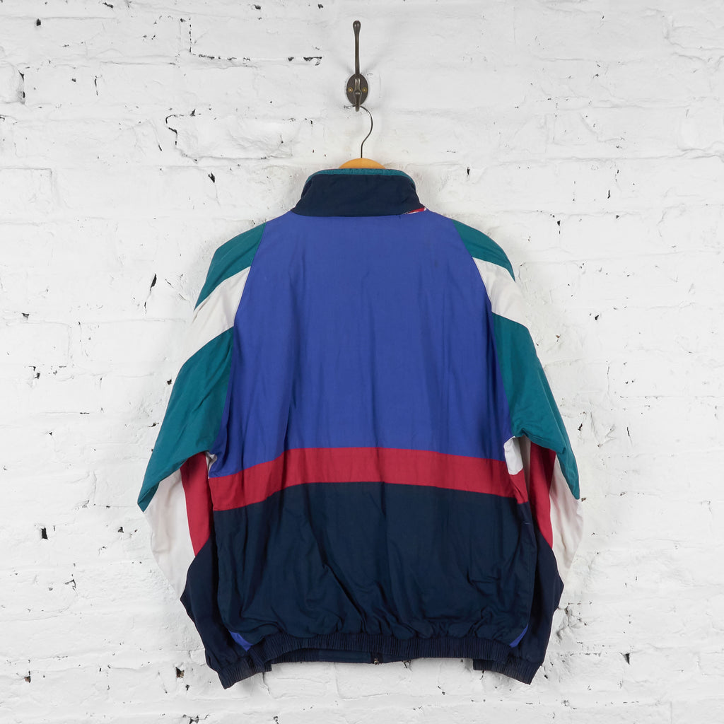 Donnay Shell Tracksuit Top Jacket - Blue - M - Headlock