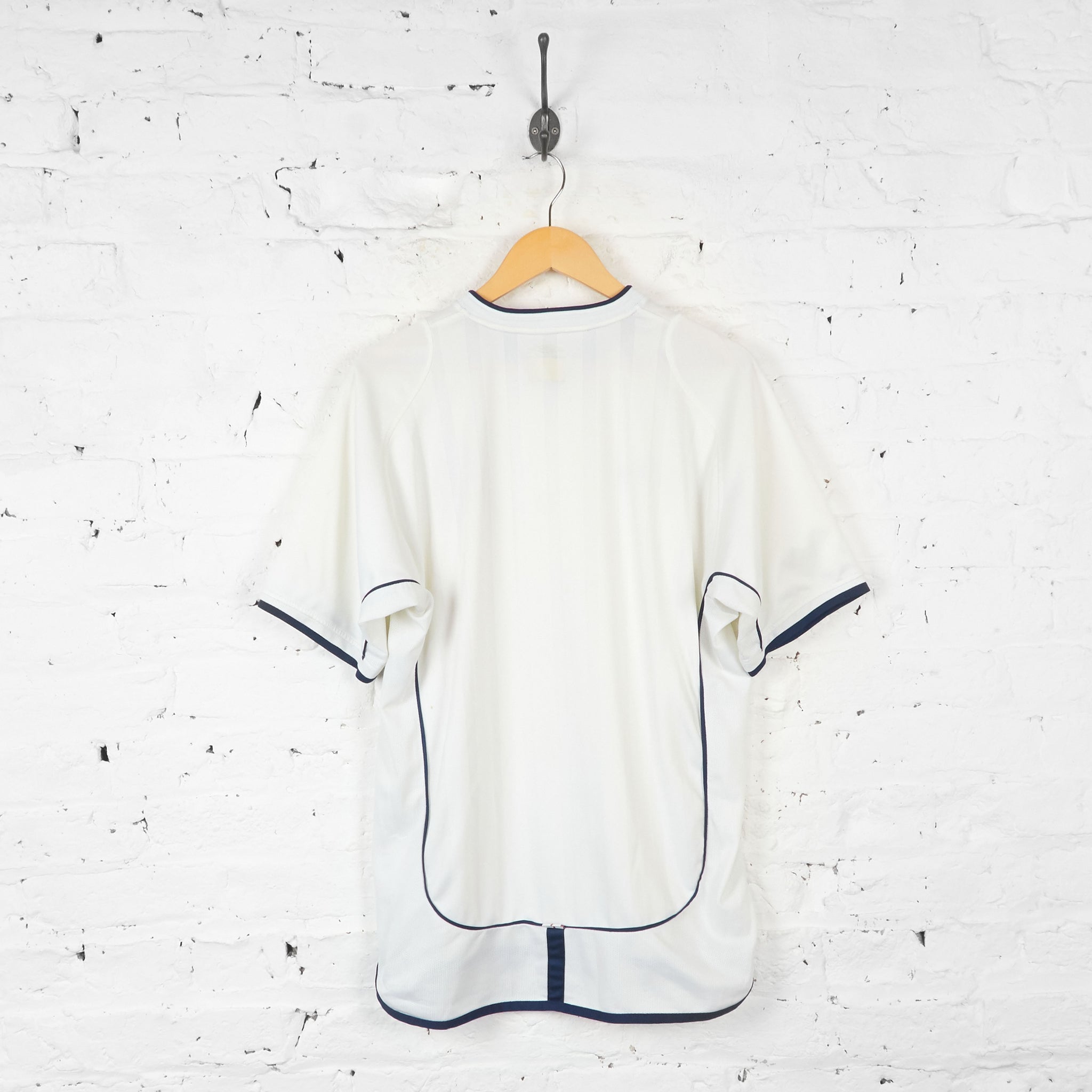 England 2001 Home Football Shirt - White - L – Headlock