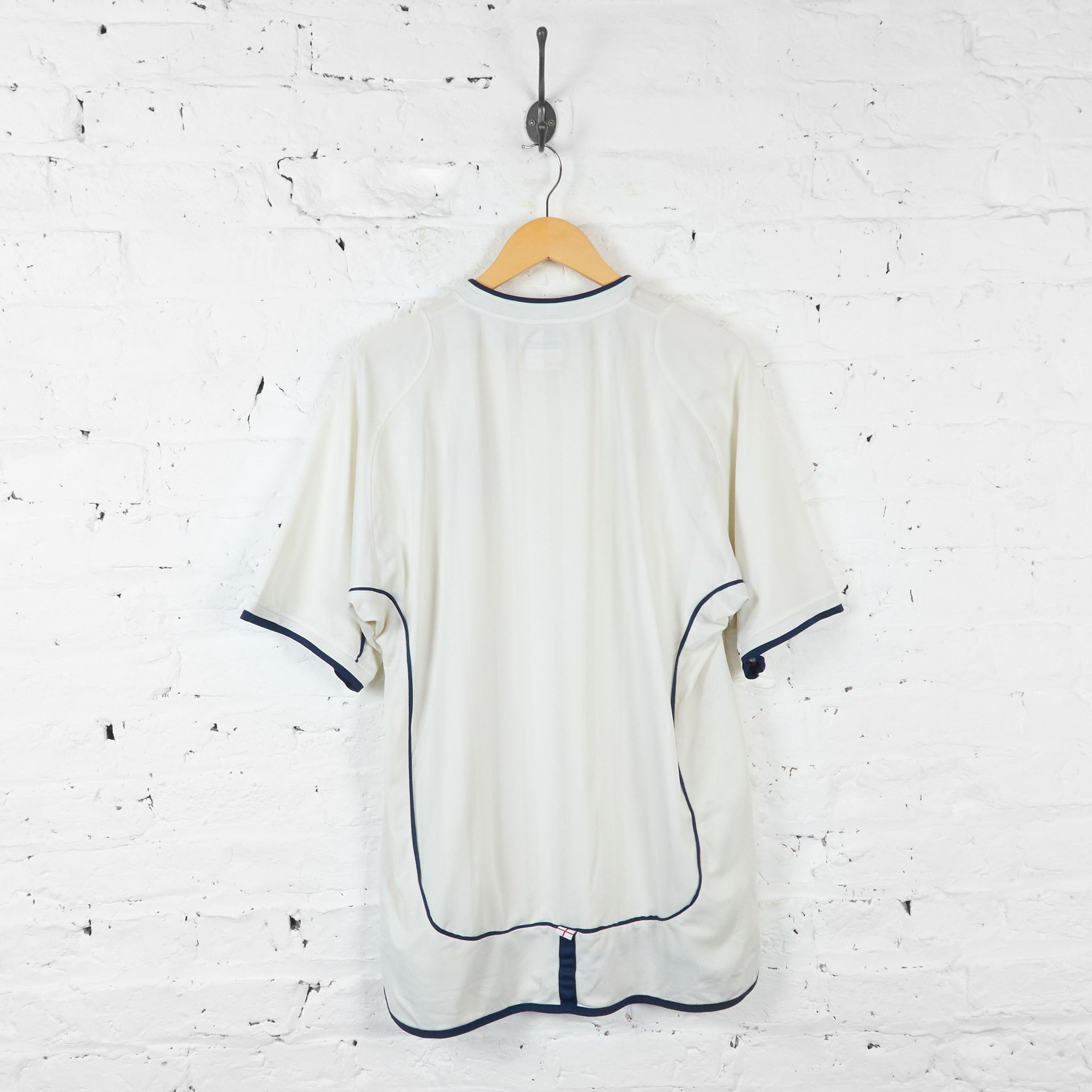 England 2001 Home Umbro Football Shirt - White - XL – Headlock