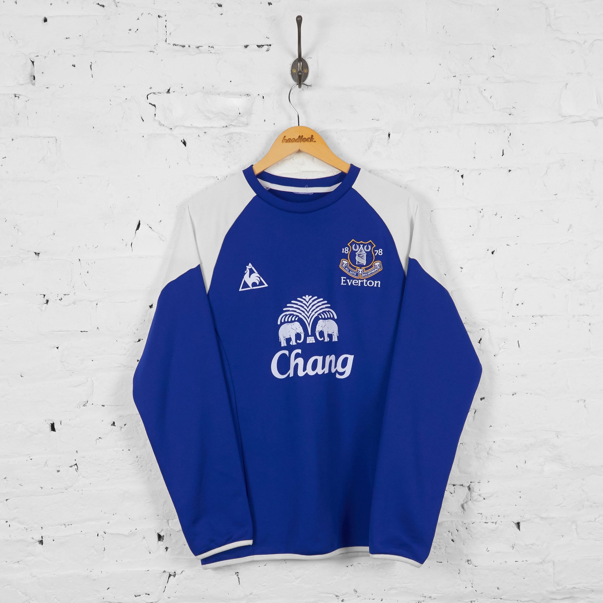 Everton Le Coq Sportif Training Sweatshirt Blue XL – Headlock