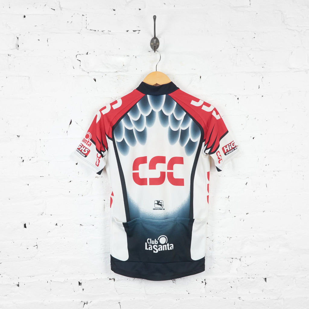 Giordana CSC Cycling Top Jersey - White - M - Headlock