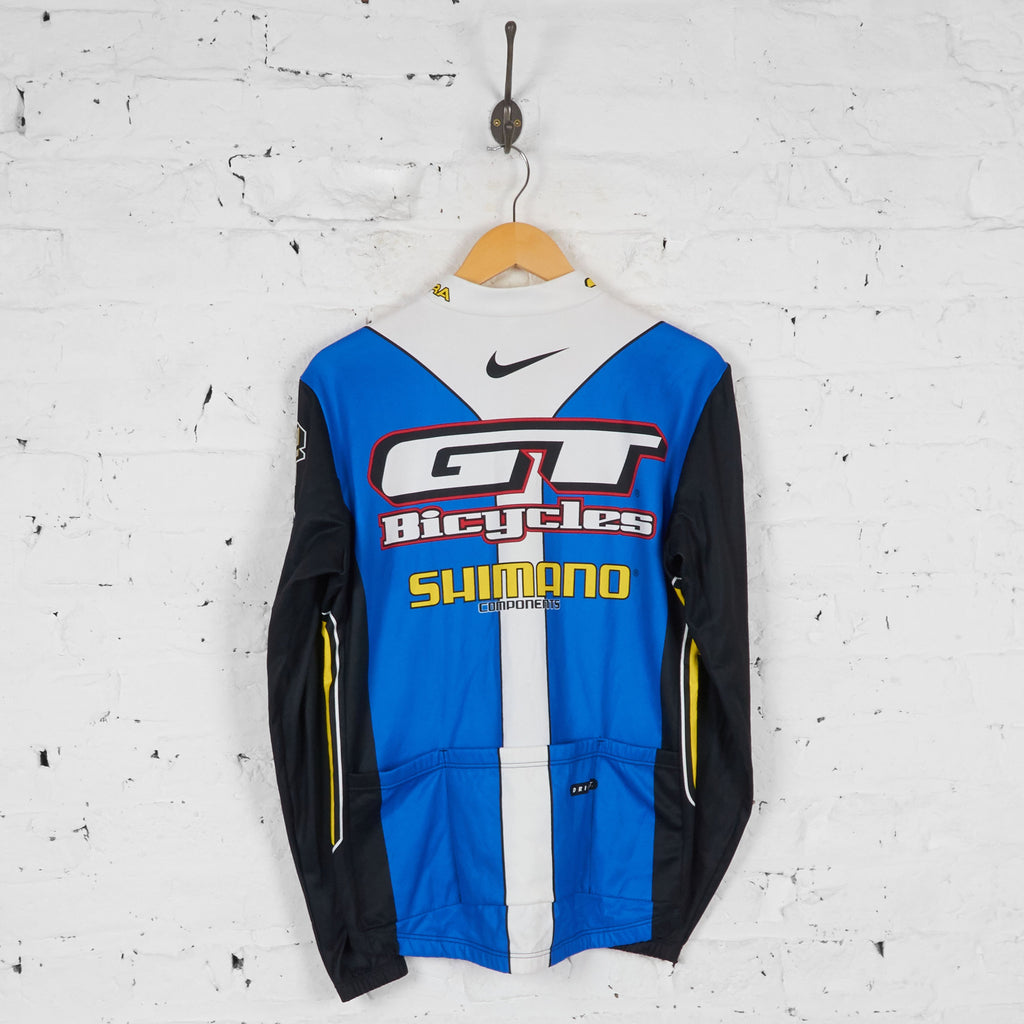 GT Bicycles Shimano Nike Cycling Top Jersey - Blue - L - Headlock
