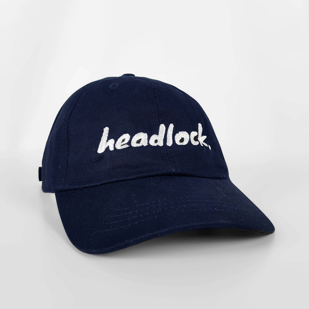 Headlock 6 Panel Dad Cap - Blue - One Size - Headlock
