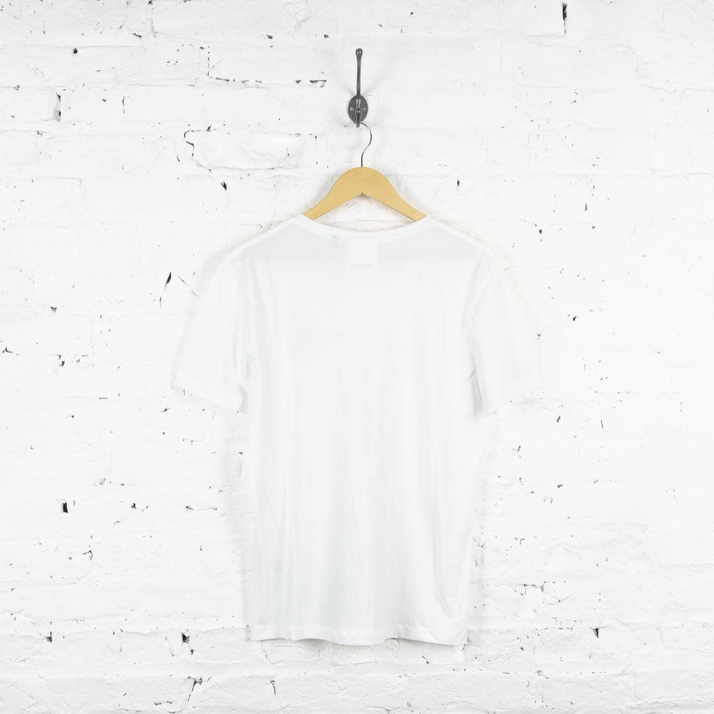 Headlock Cats Organic Cotton Slim Fit T Shirt - White - S/M/L - Headlock