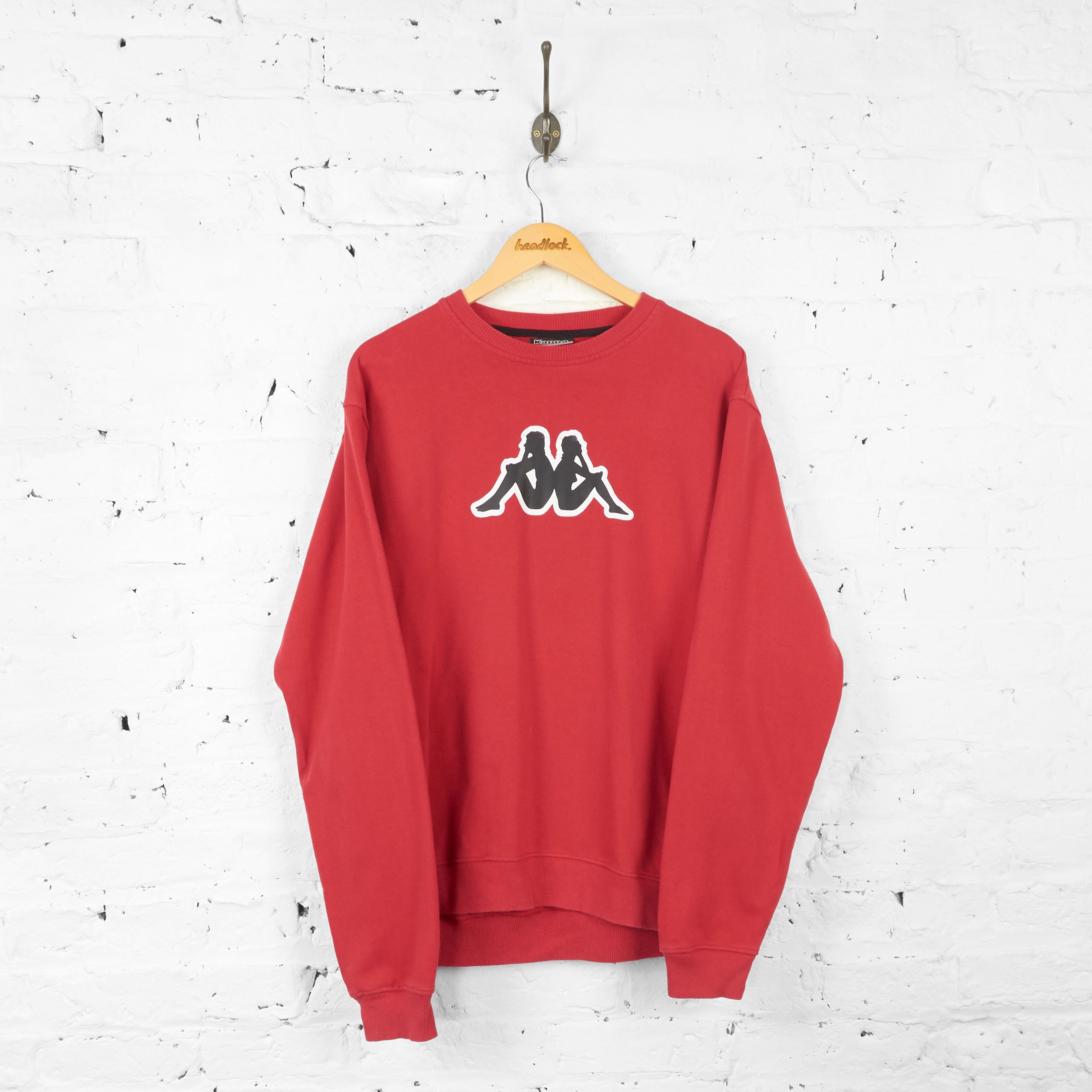 Kappa sweatshirt red online