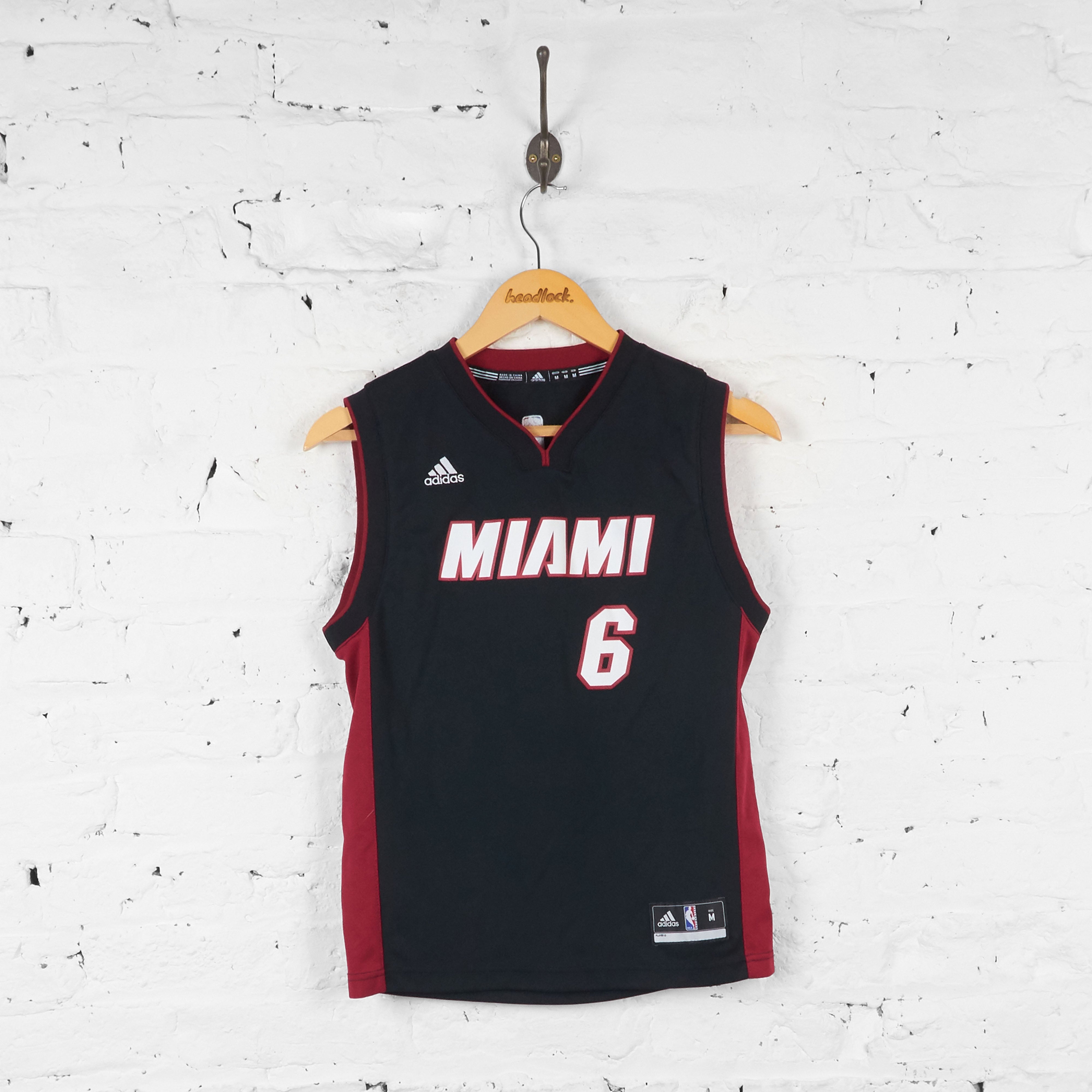 Kids Miami Heat James Basketball Jersey - Black - M Boys – Headlock