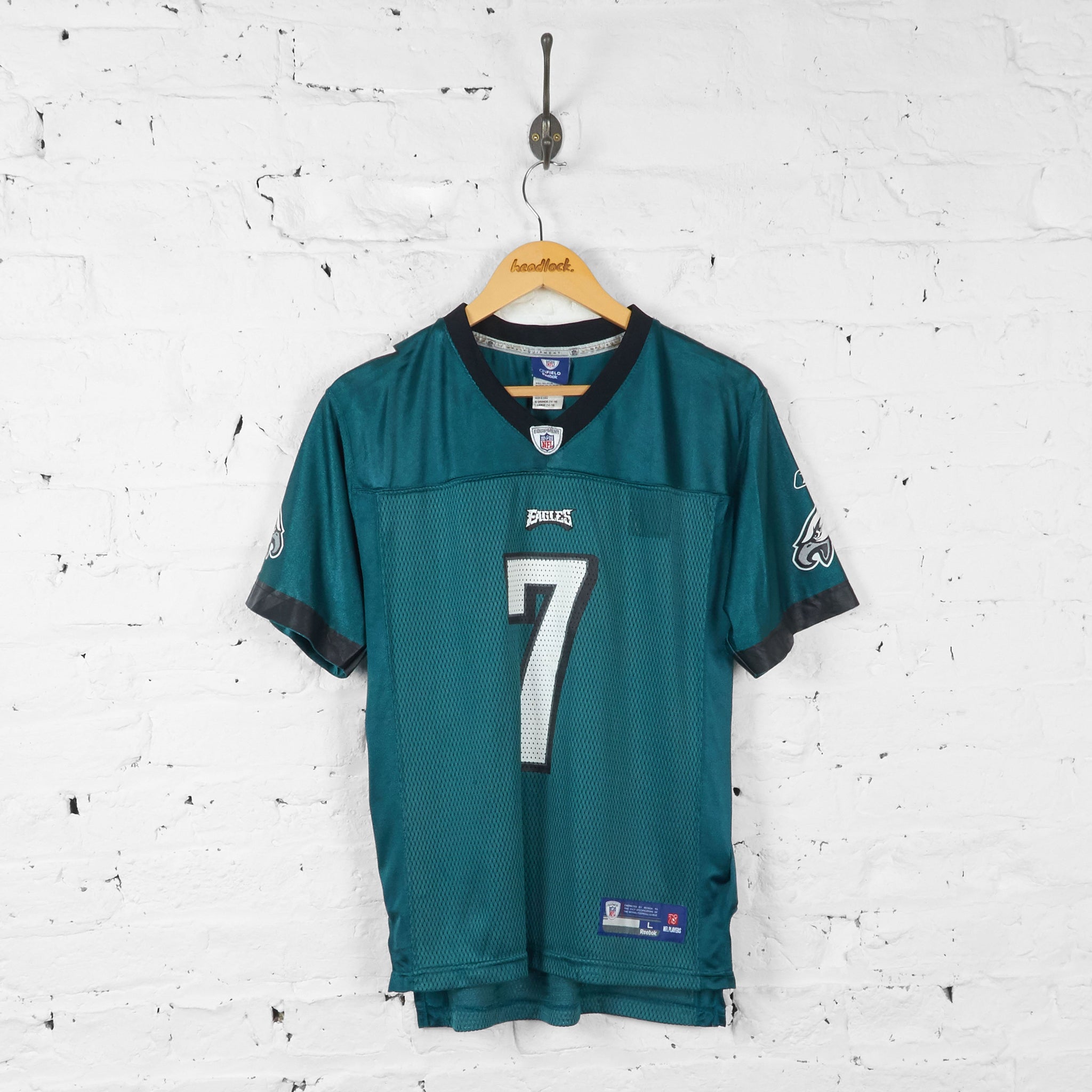 Kids Philadelphia Eagles Vick NFL American Football Jersey Green L Headlock