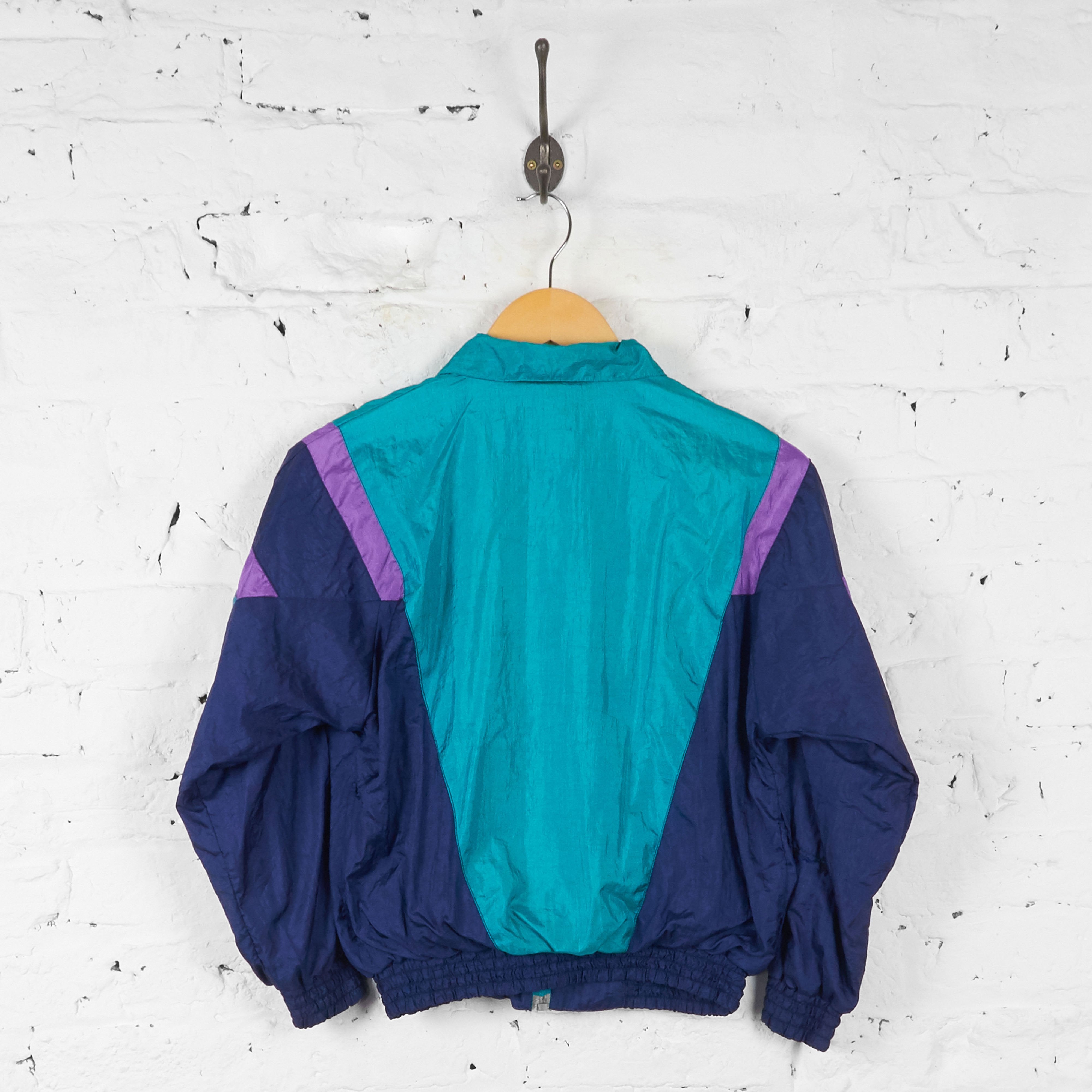 Kids Shell Tracksuit Top Jacket - Green/Blue - M Boys – Headlock