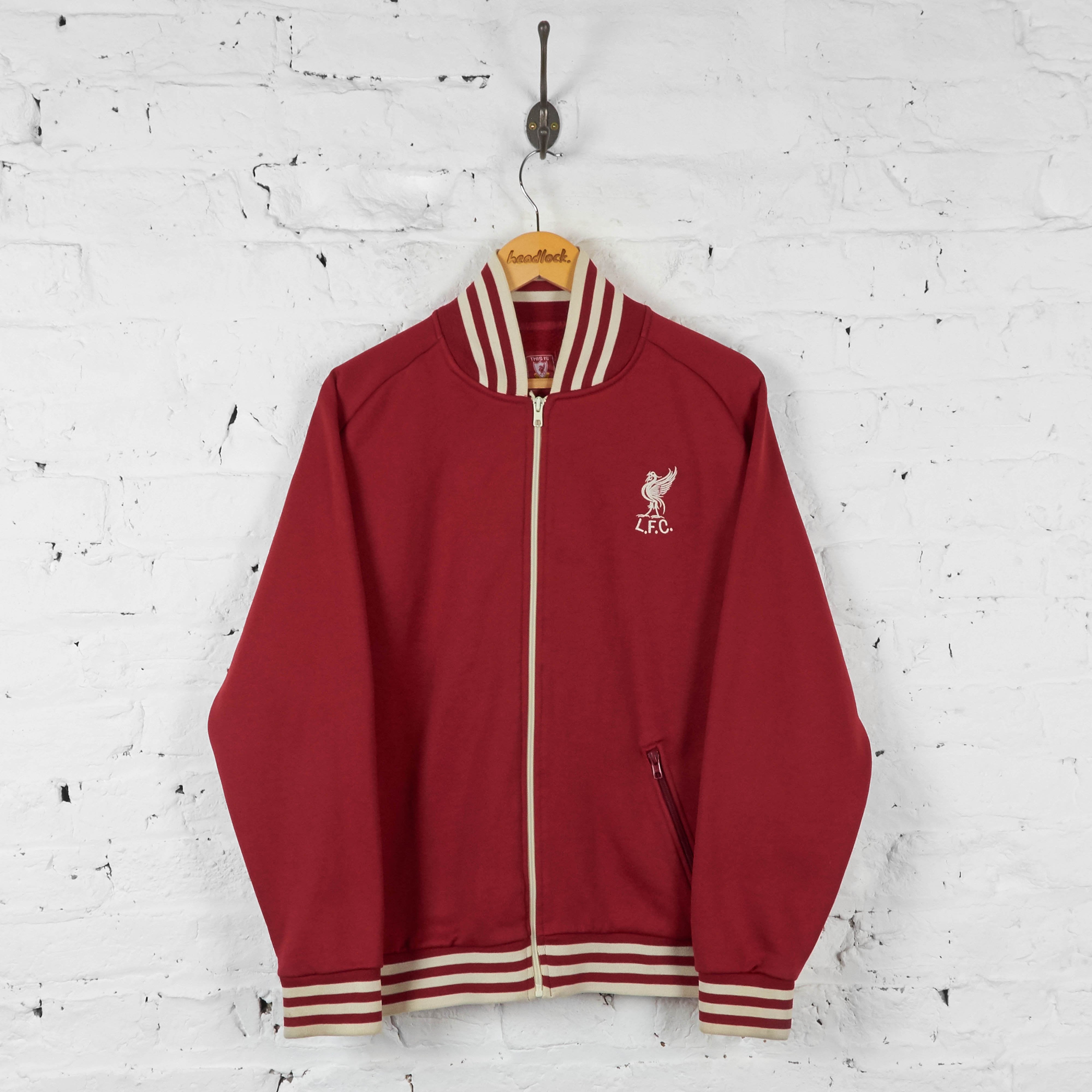 Liverpool FC Bomber Style Tracksuit Top Jacket Red L – Headlock