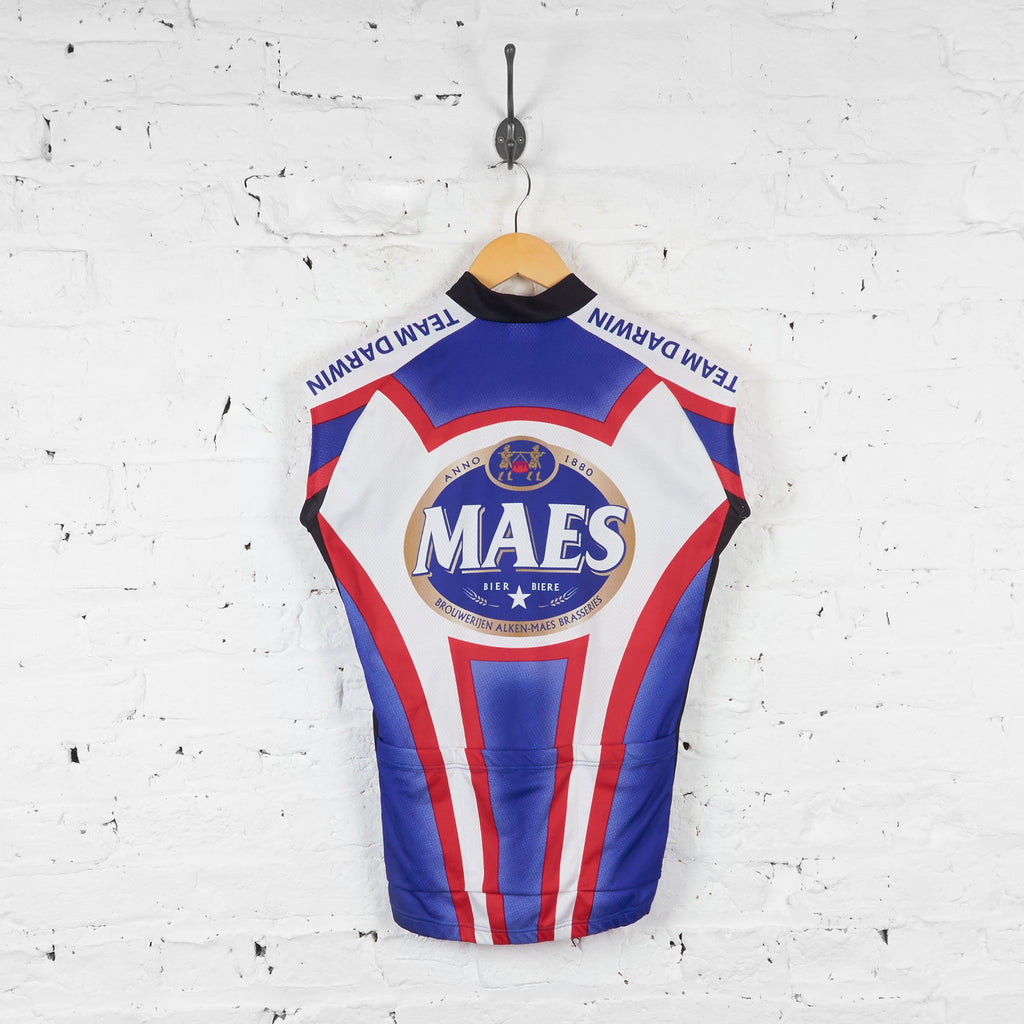 Maes Vermarc Sleeveless Cycling Jersey - White - M - Headlock