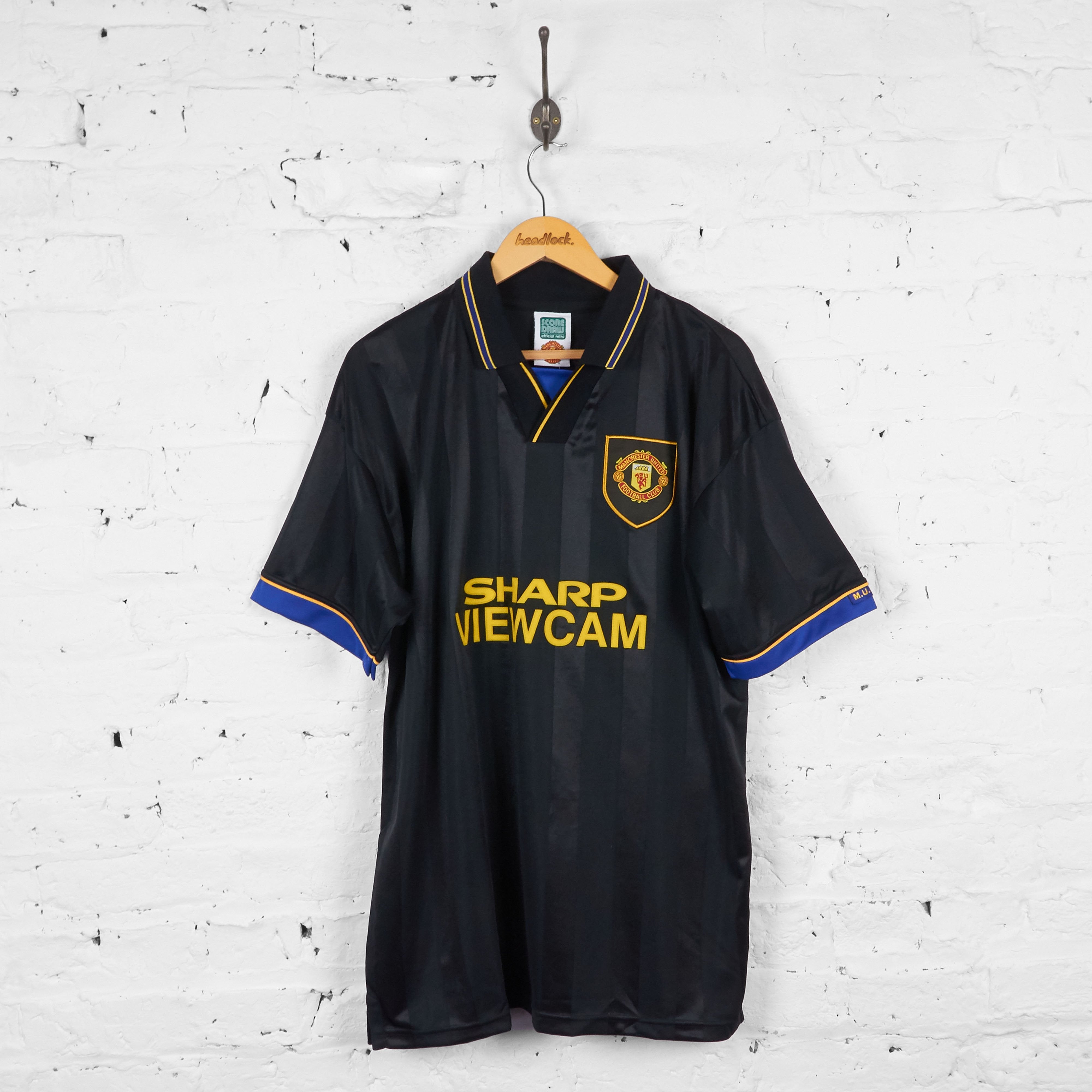 Manchester United Score Draw Shirt Manchester United Away 1994