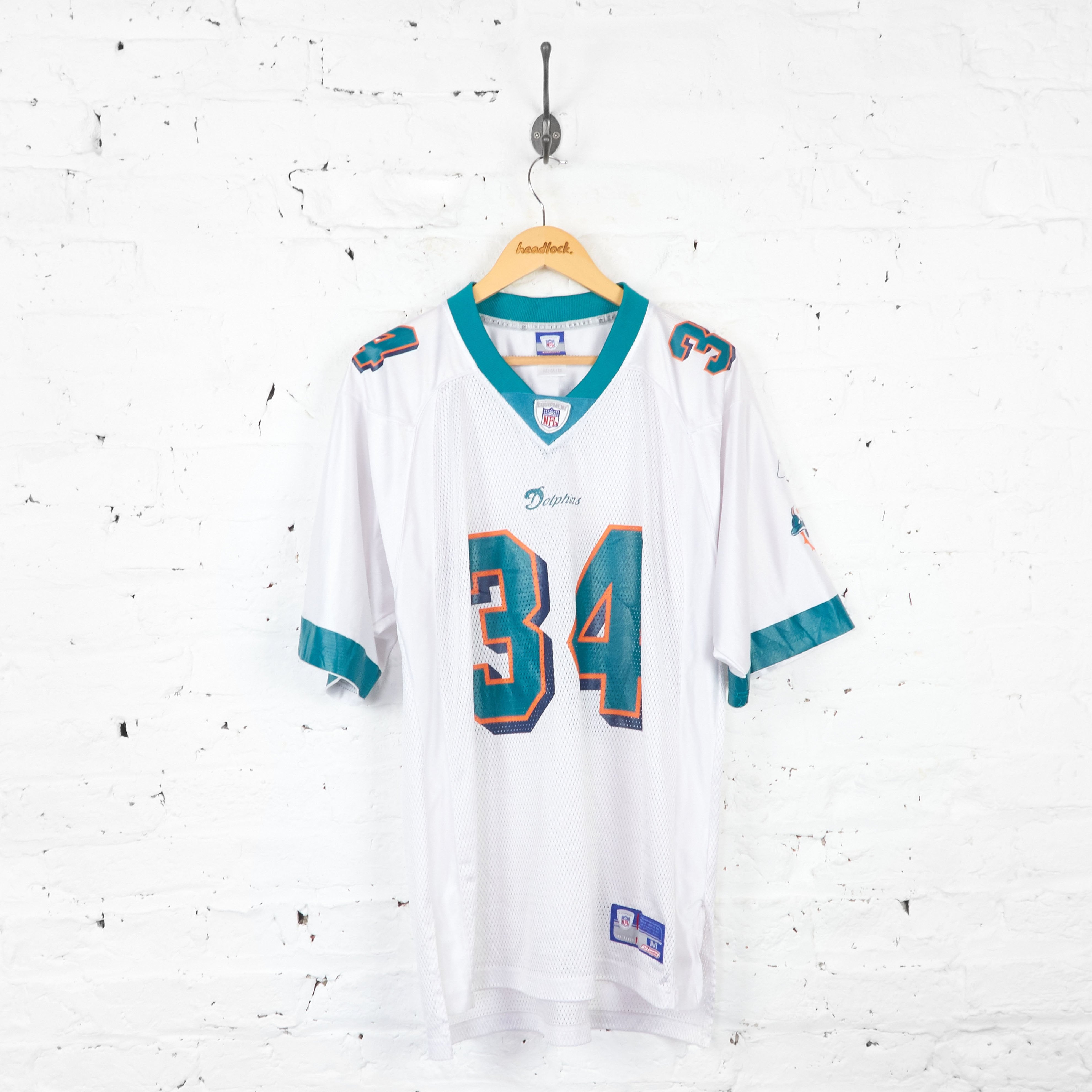 Vintage Miami Dolphins Football R. Williams Reebok Jersey XL