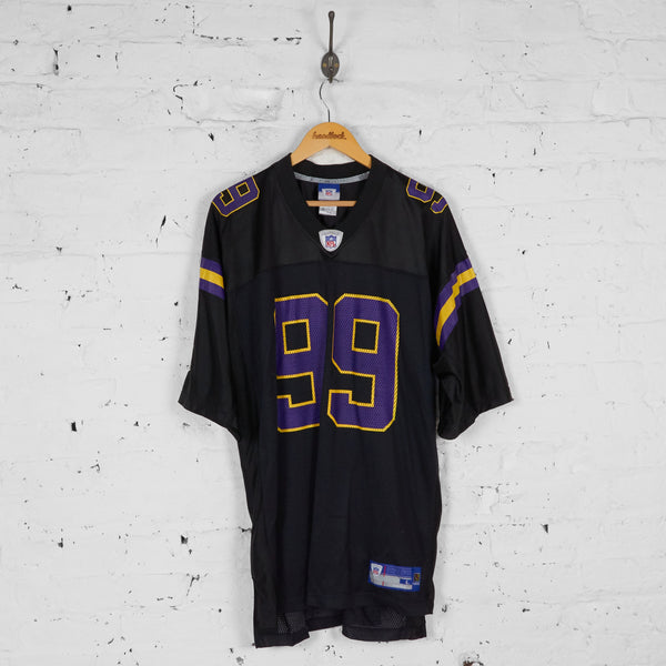 Reebok Minnesota Vikings Black Throwback Shirt