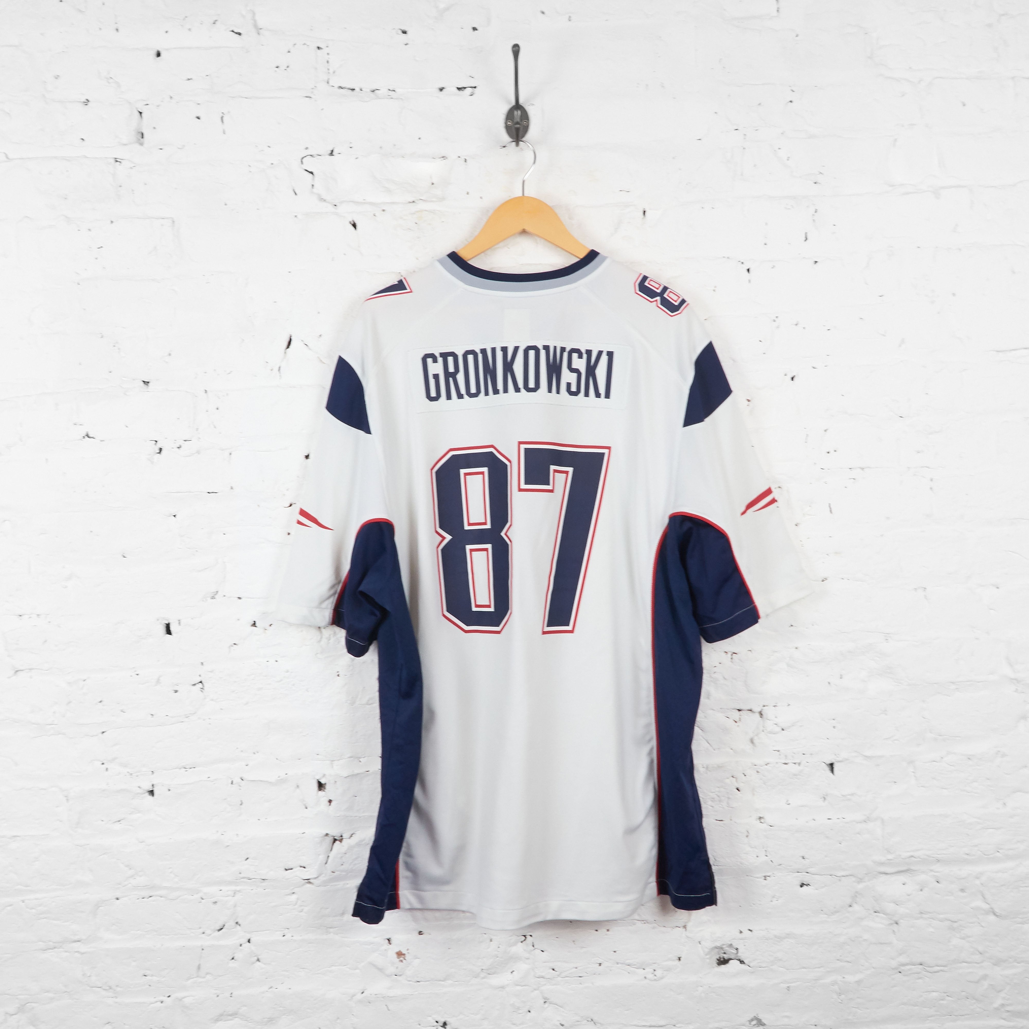New England Patriots Gronkowski 87 NFL American Football Jersey