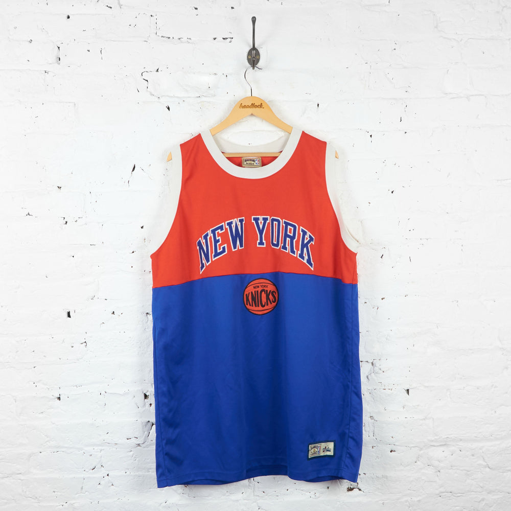 New York Knicks Basketball Vest Jersey - Blue - XL - Headlock