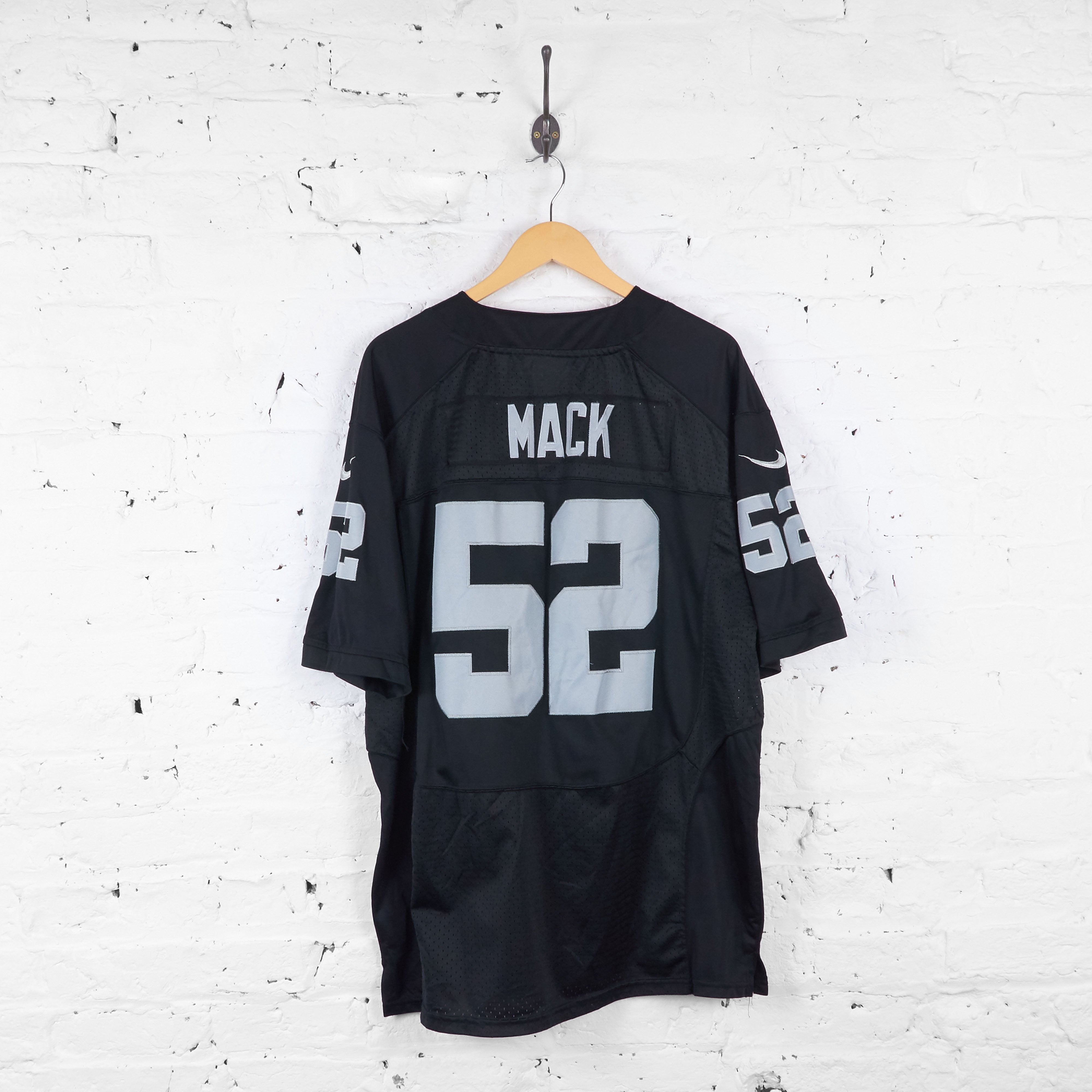 Oakland Raiders Mack NFL American Football Jersey Black XL Headlock