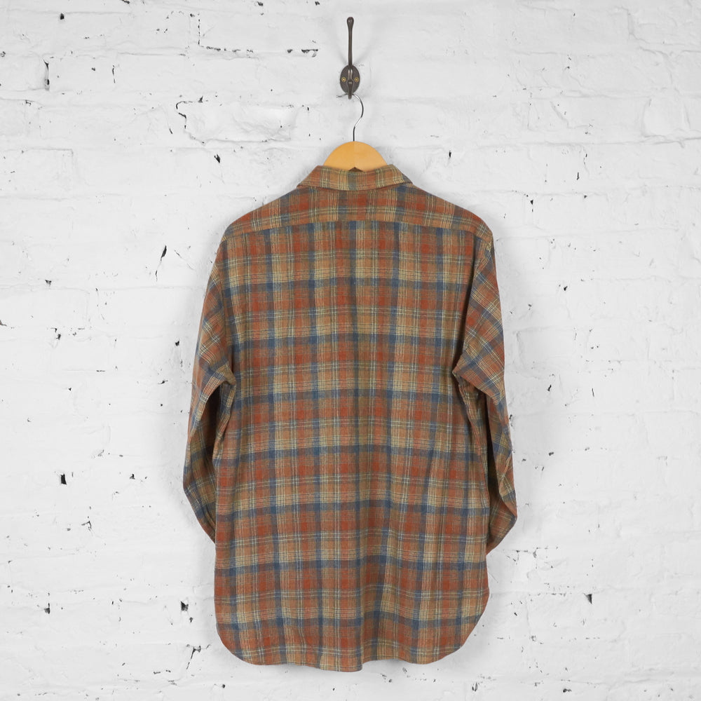 Pendleton Wool Check Shirt - Brown - L - Headlock